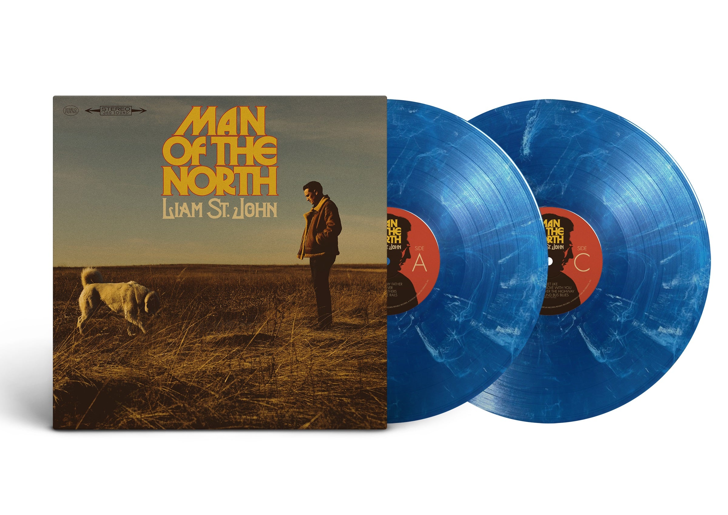 [PRE-ORDER] Liam St. John - Man Of The North [Indie-Exclusive Blue Vinyl] [Release Date: 09/05/2025]