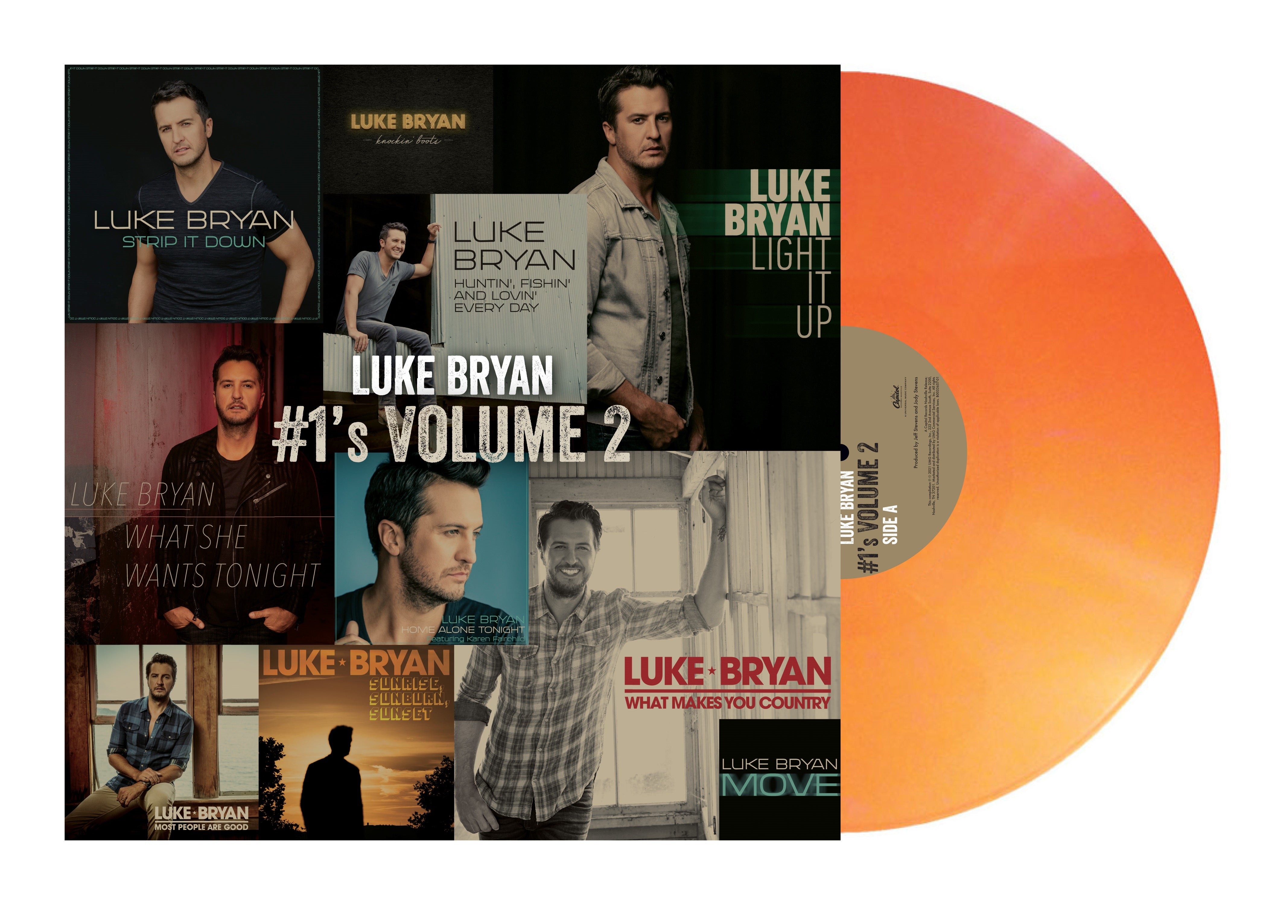 Luke Bryan - #1's Volume 2 [Orange Vinyl]