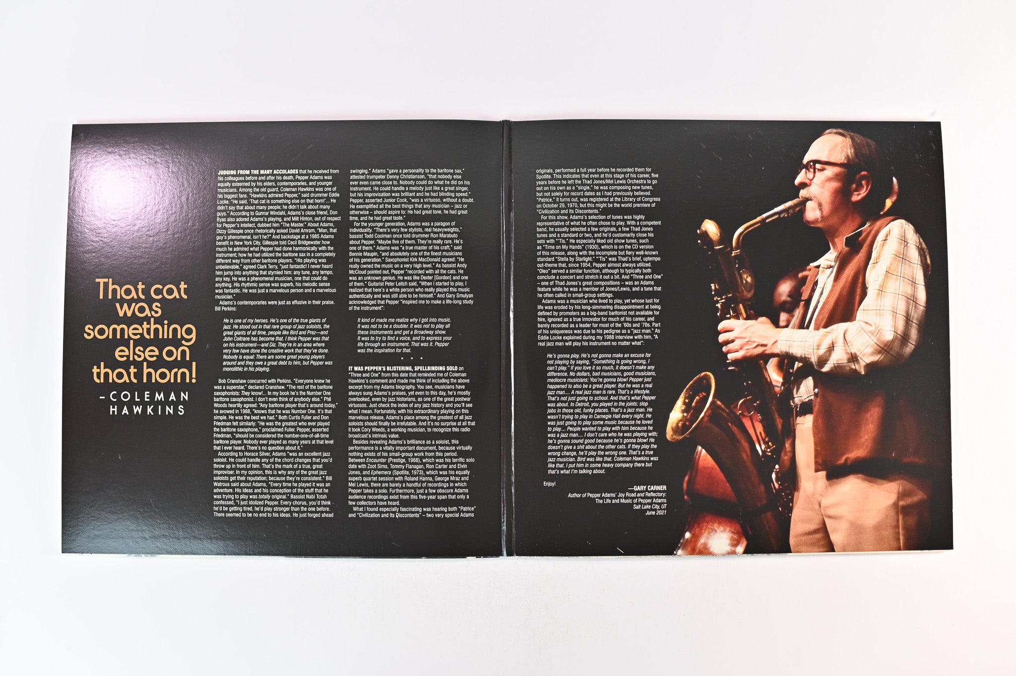 Pepper Adams - Live At Room At The Top on Reel to Real RSD 2022 Ltd Numbered