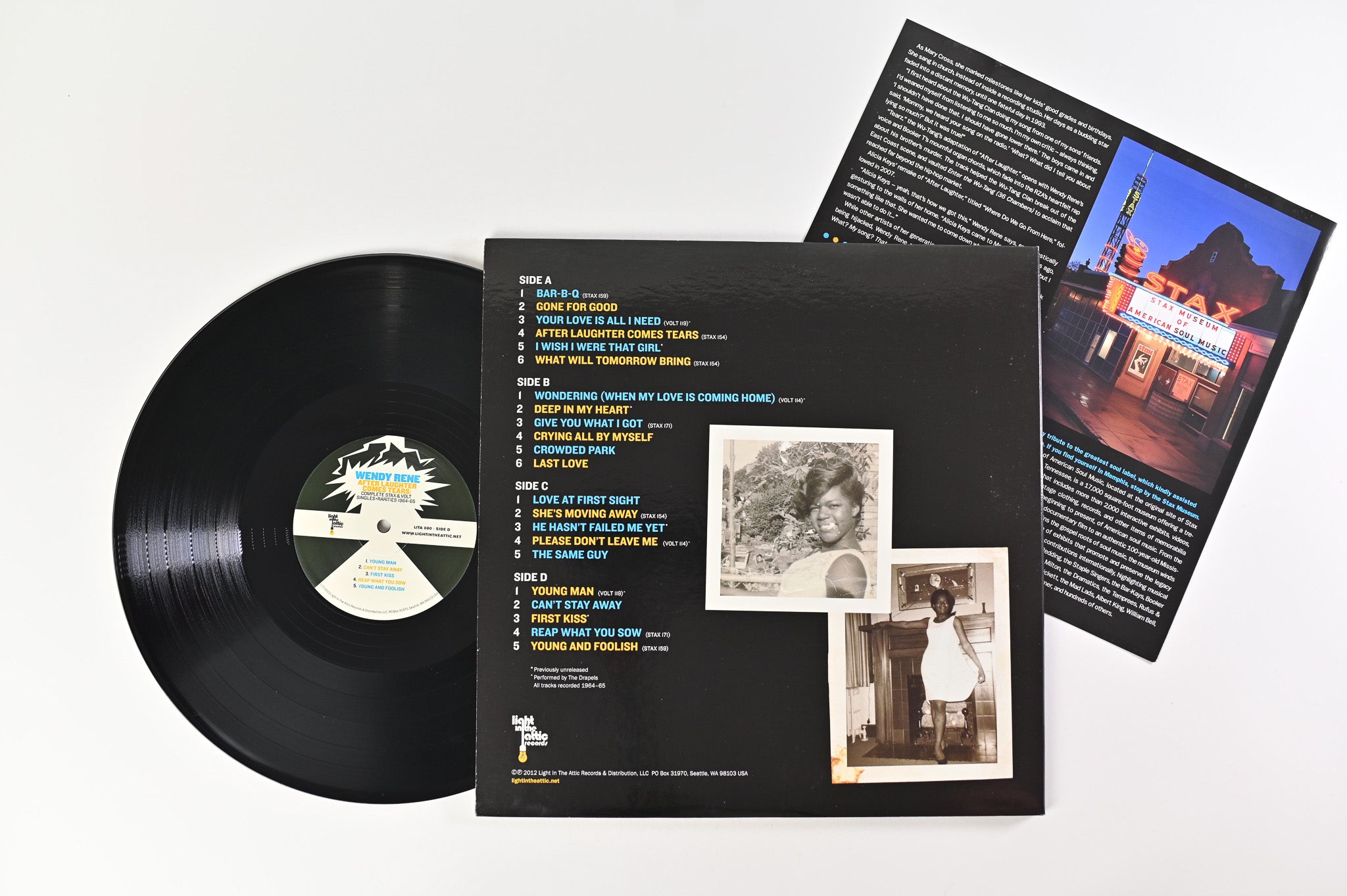 Wendy Rene - After Laughter Comes Tears: Complete Stax & Volt Singles + Rarities 1964-1965 on Light in the Attic