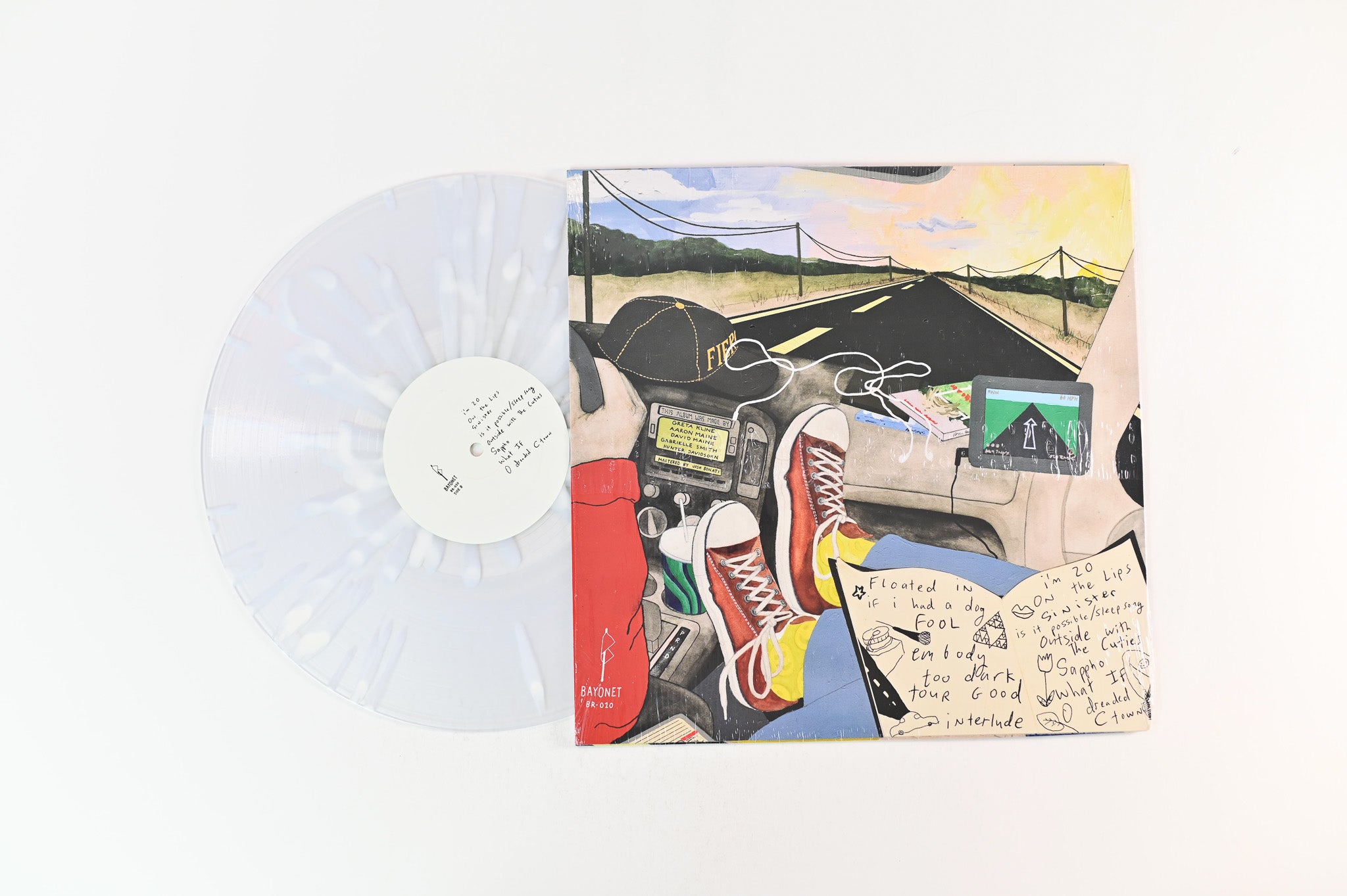 Frankie Cosmos - Next Thing on Bayonet Ltd Clear With White Streaks