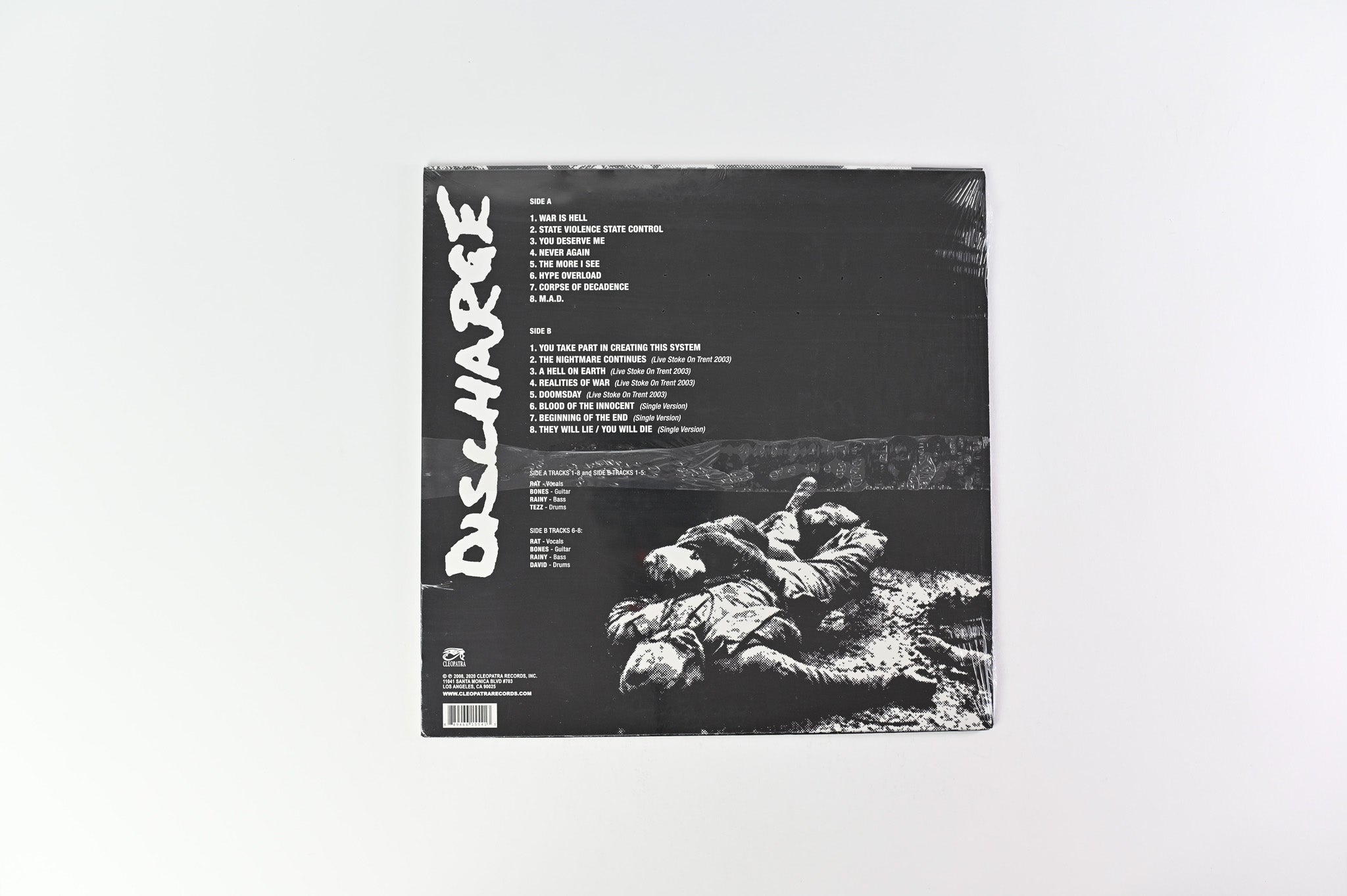 米LP Discharge War Is Hell CLO1554 Cleopatra 未開封 /00260 Discharge - War is Hell (Limited Edition Colored Vinyl