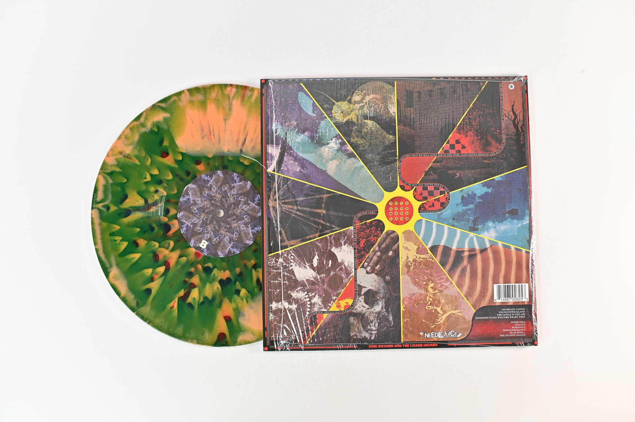 King Gizzard And The Lizard Wizard - Polygondwanaland on Needle Juice Crumbling Polycolour