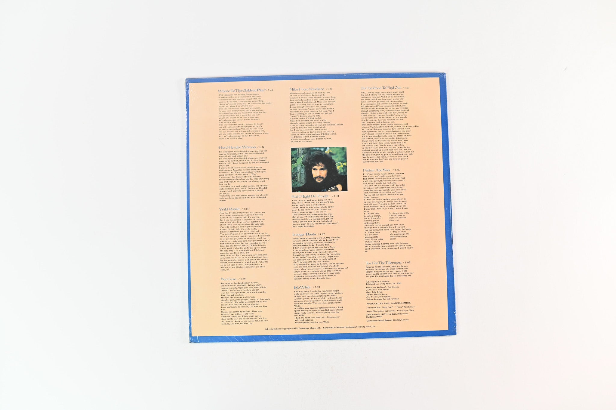 Cat Stevens - Tea For The Tillerman on A&M Sealed