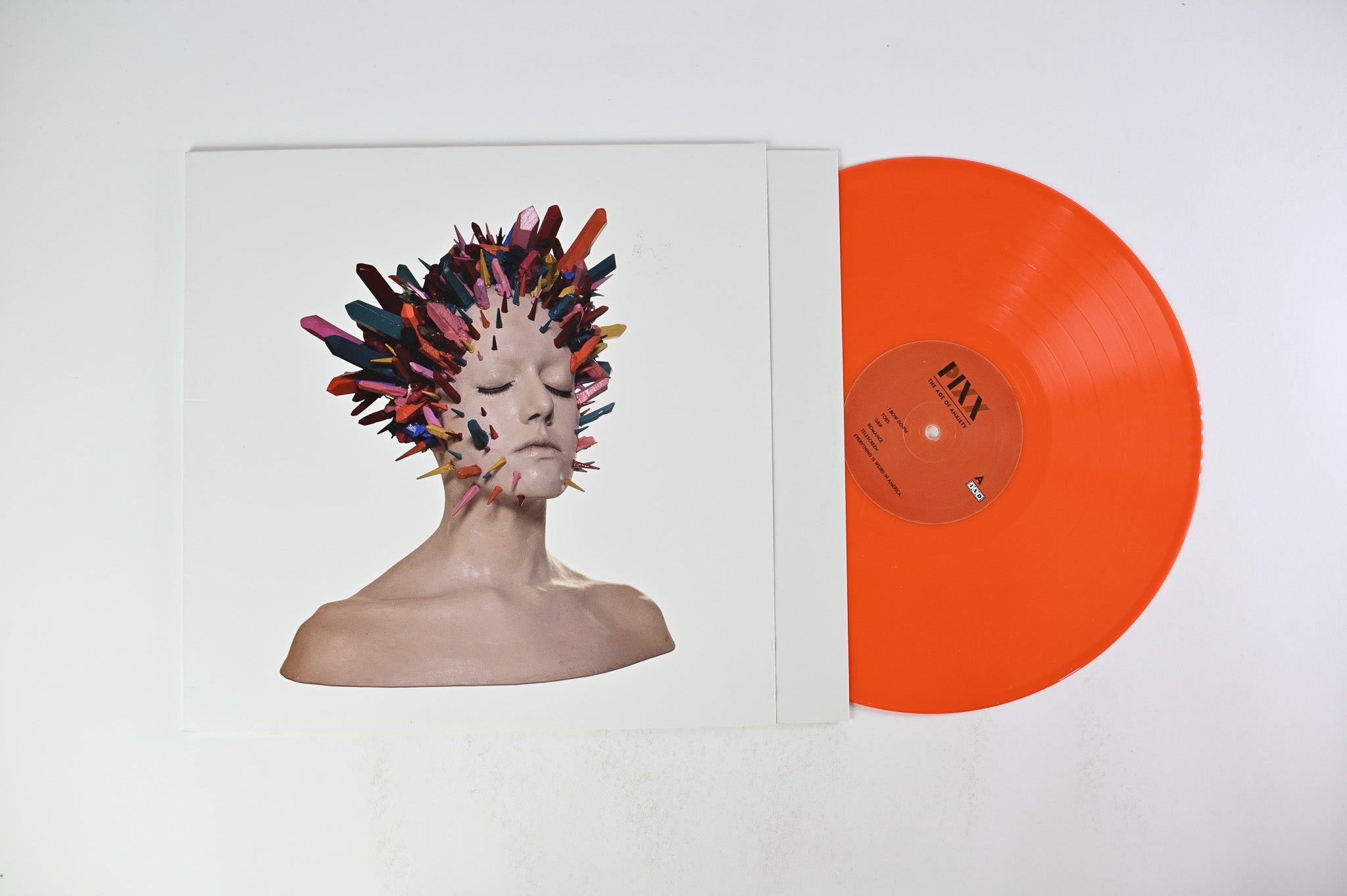 Pixx  - The Age Of Anxiety on 4AD - Orange Vinyl