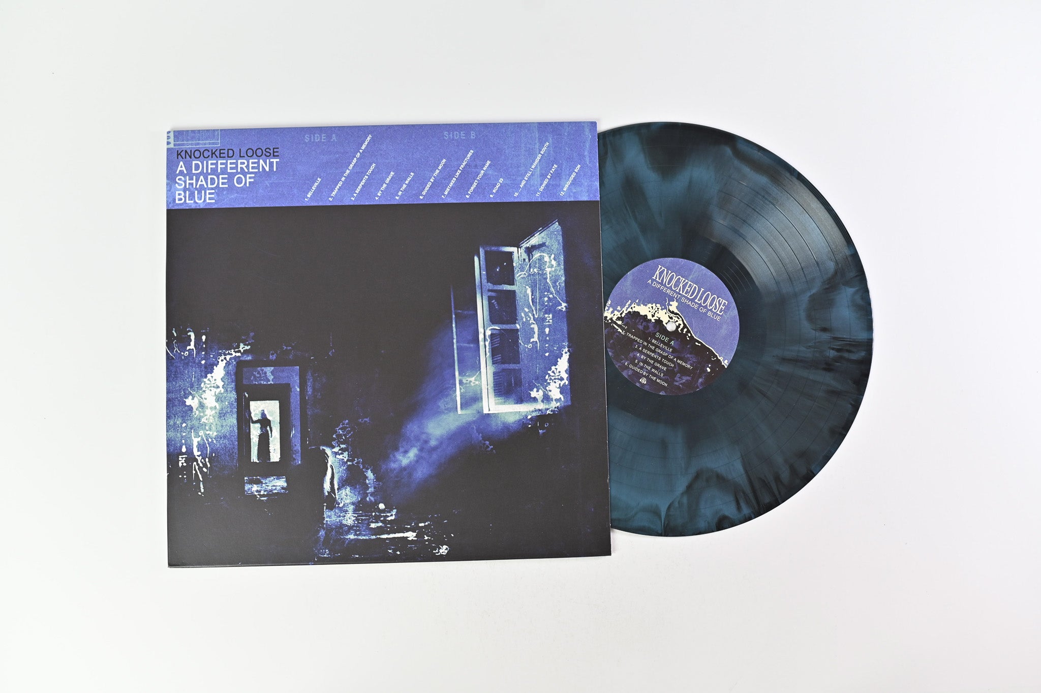 Knocked Loose - A Different Shade of Blue on Pure Noise Black & Blue Galaxy Reissue