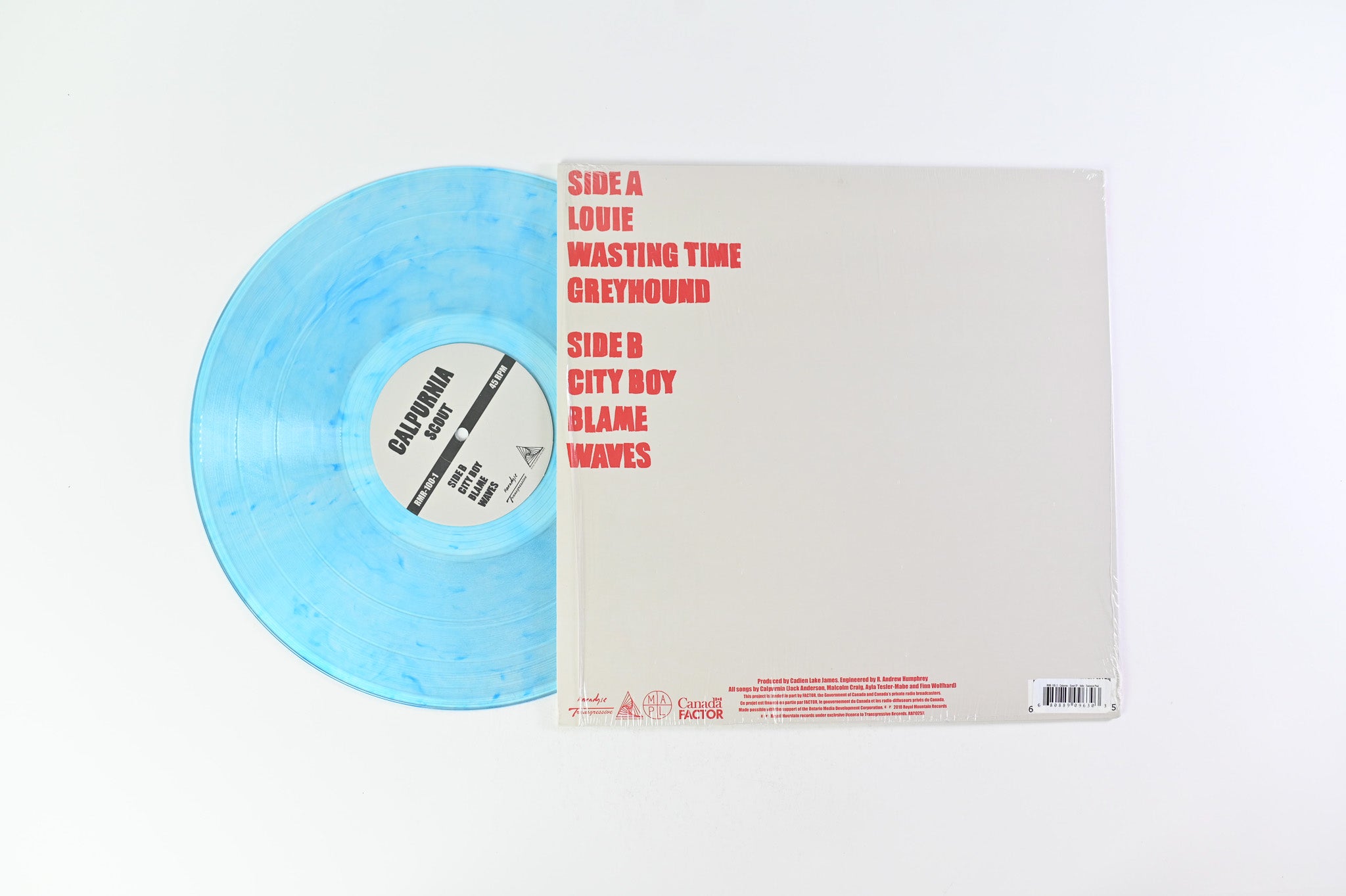 Calpurnia - Scout on Royal Mountain Swimming Pool Blue 12" 45 RPM EP