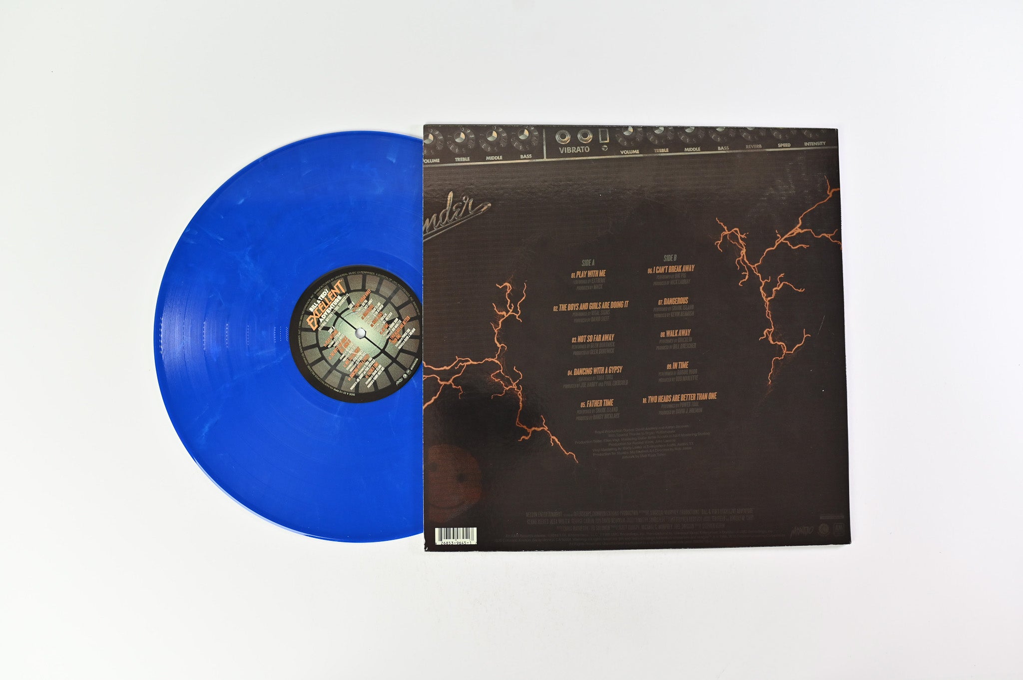 Various - Bill & Ted's Excellent Adventure - Original Motion Picture Soundtrack on A&M Ltd Blue Translucent