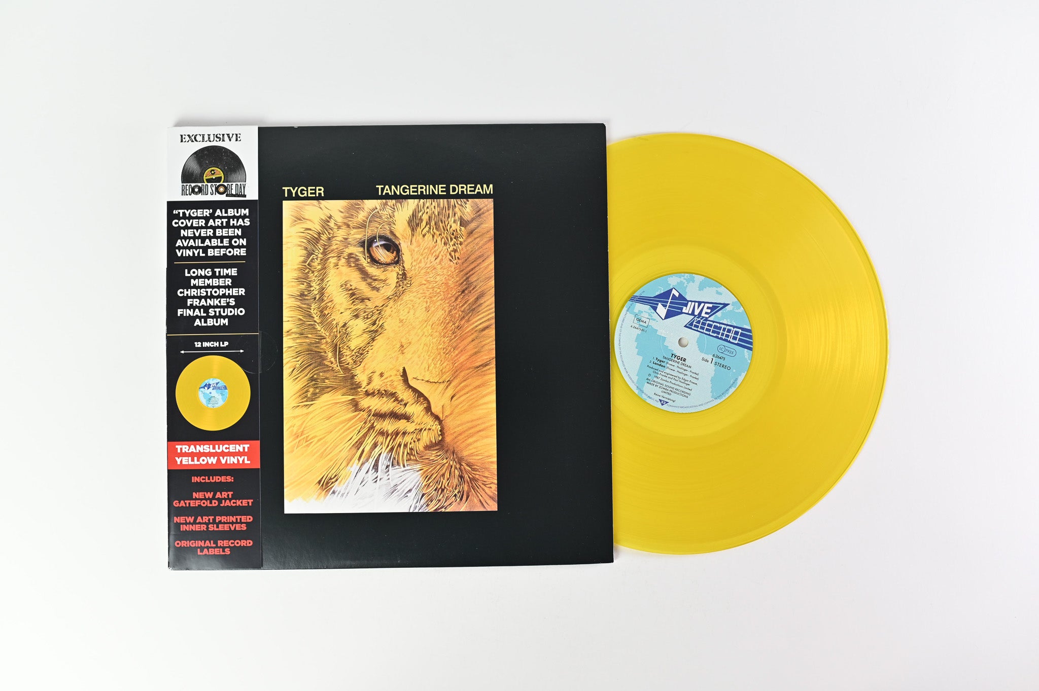 Tangerine Dream - Tyger on Culture Factory USA, Inc. - Yellow Vinyl RSD Reissue