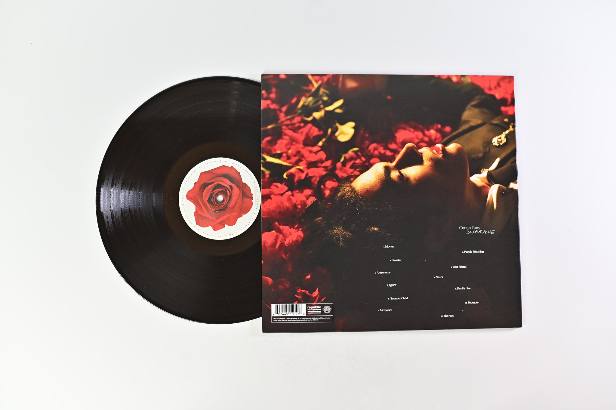 conan gray SUPERACHE サインカード付き　レコード SIGNED Conan Gray Superache Red Vinyl taylor swift olivia rodrigo