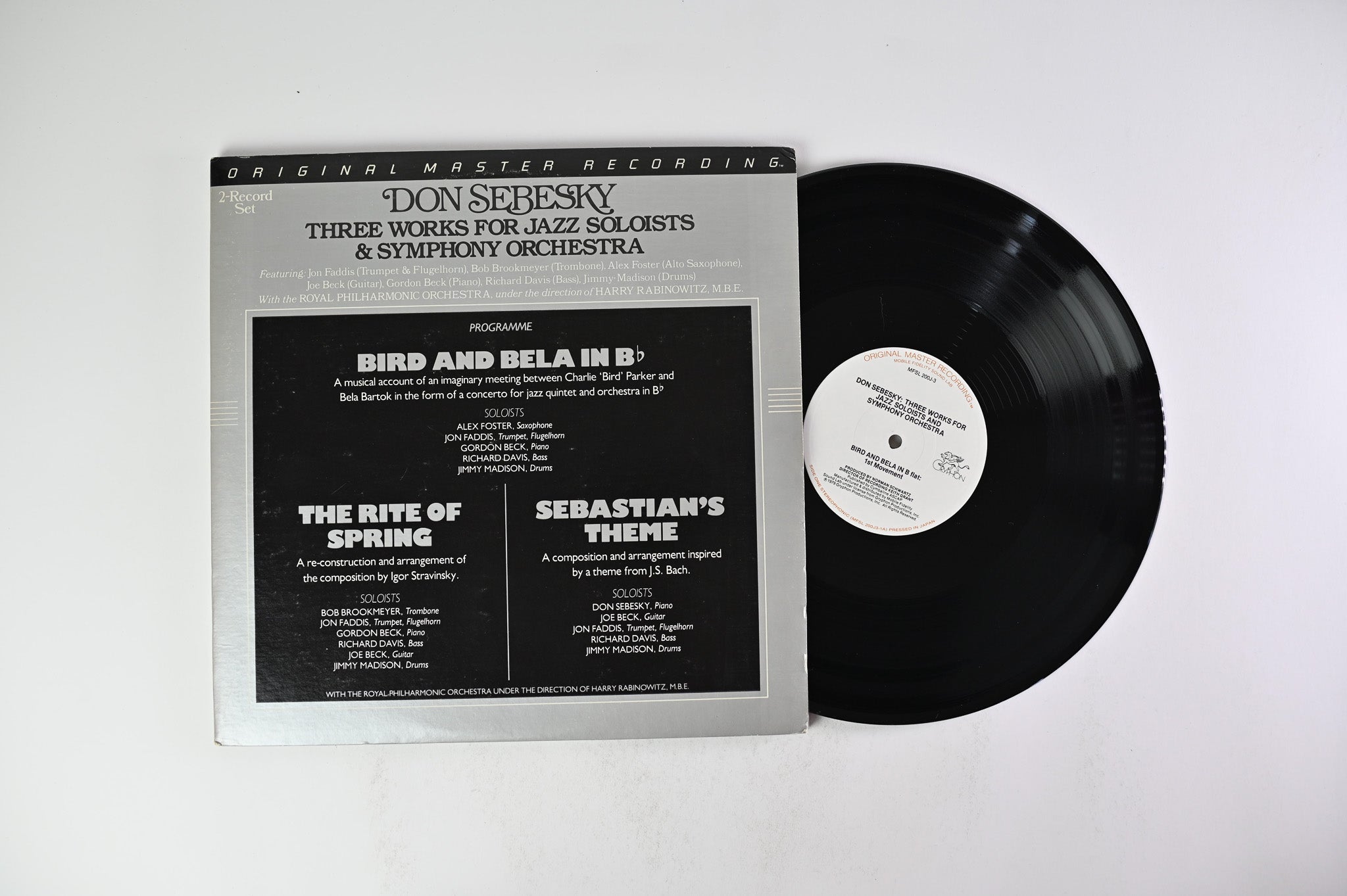 Don Sebesky - Three Works For Jazz Soloists & Symphony Orchestra on Mobile Fidelity Sound Lab