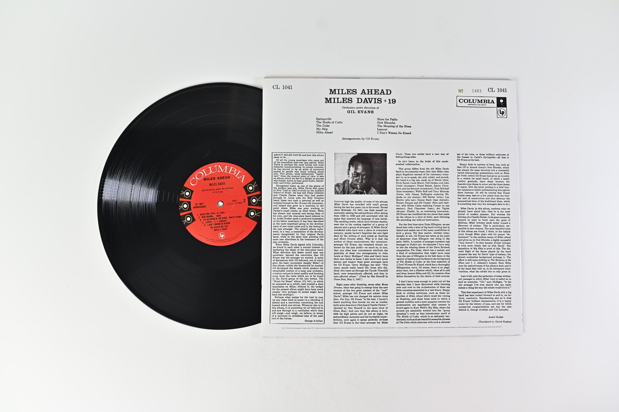 Miles Davis + 19 - Miles Ahead on Columbia Ltd Numbered RSD BF 2012