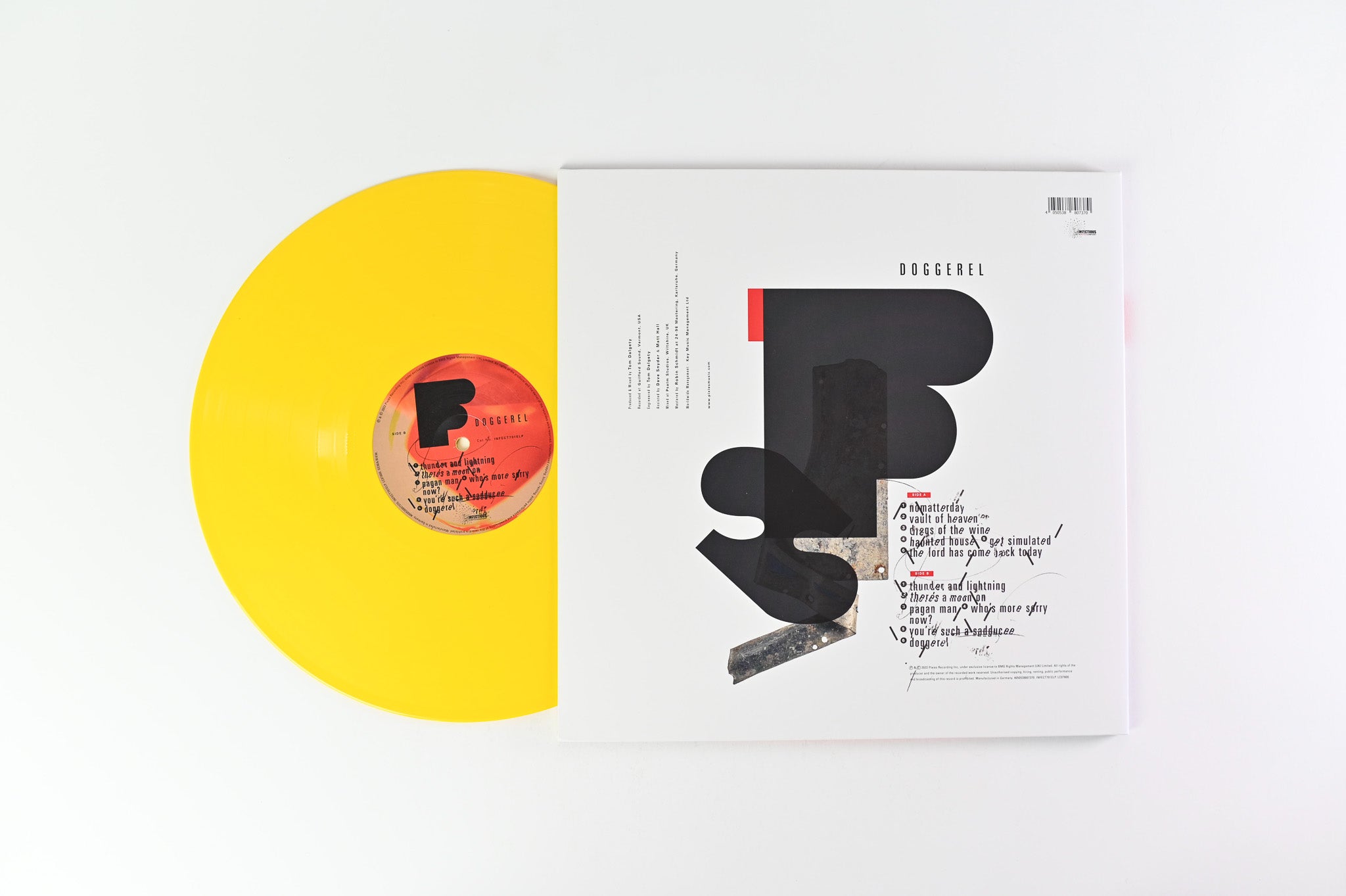 Pixies - Doggerel on BMG - Yellow Vinyl