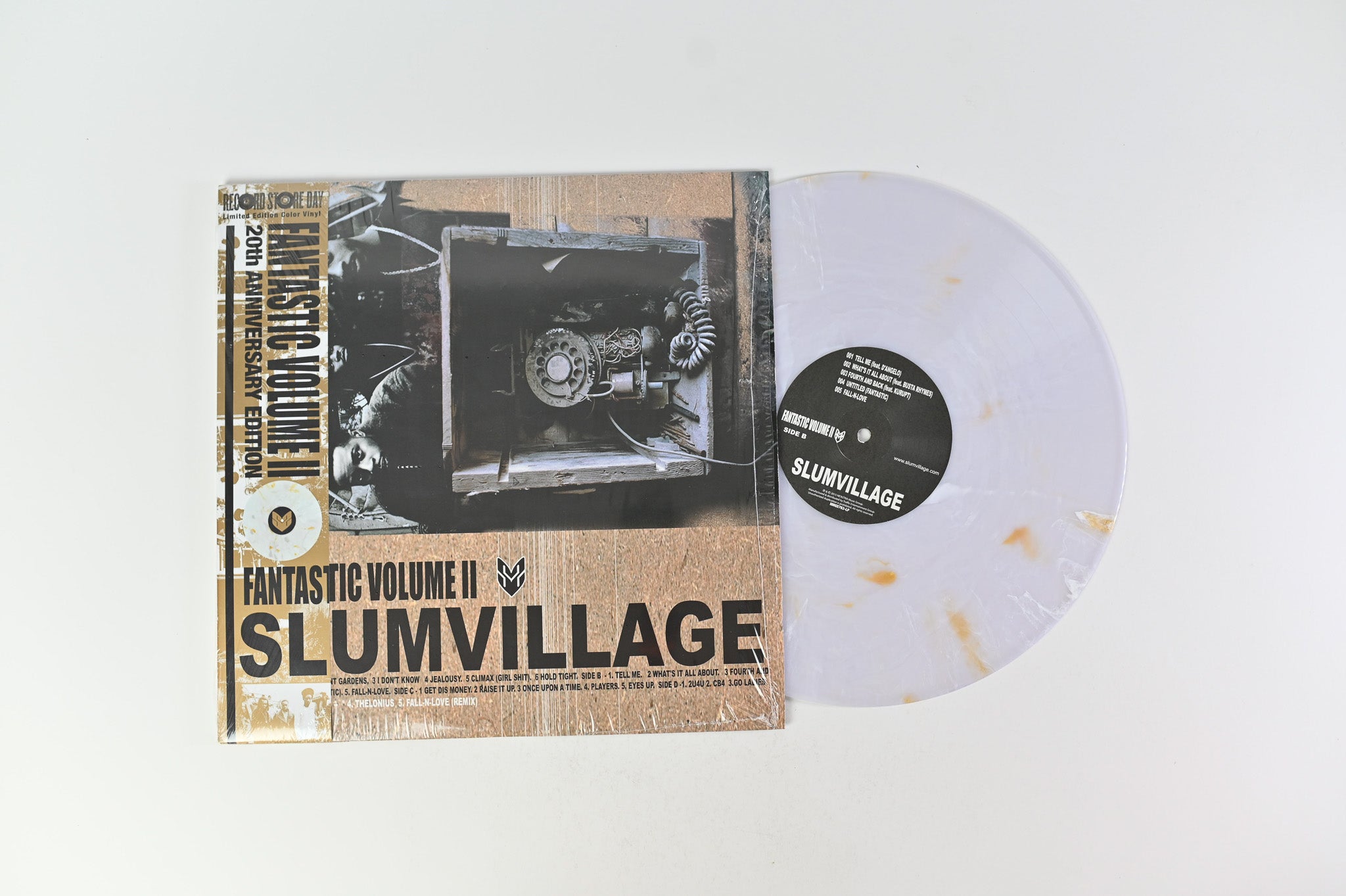 Slum Village - Fantastic, Vol. 2 on  Ne'Astra Music Group RSD 2021 Ltd Silver Gold Marble Reissue