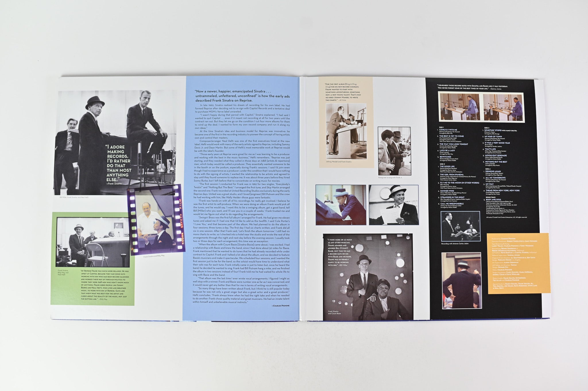 Frank Sinatra - Nothing But The Best on Capitol Ltd Blue / Clear Transparent