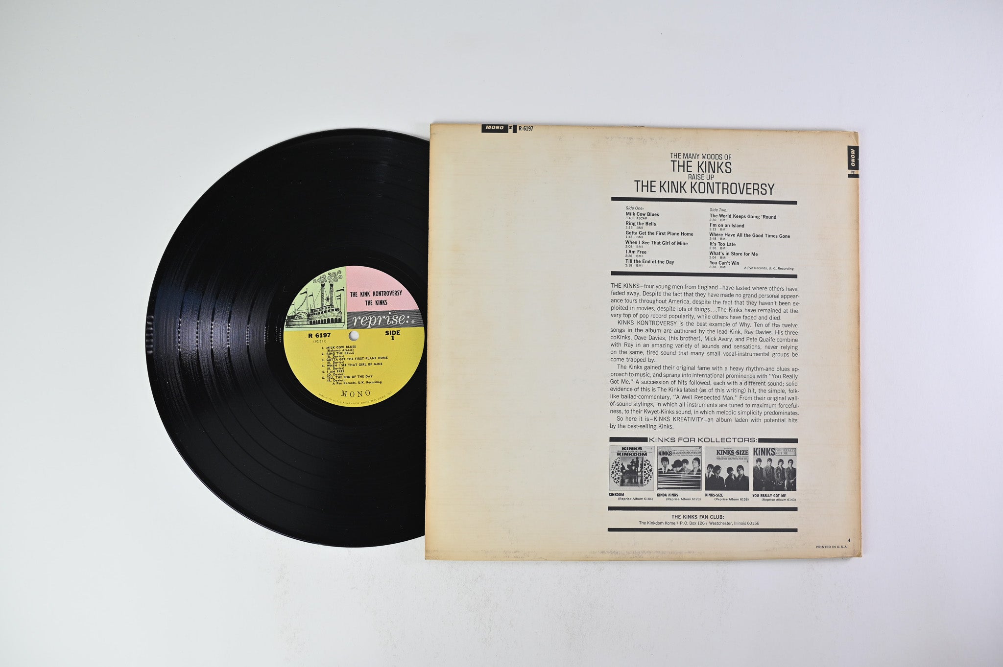 The Kinks - The Kink Kontroversy on Reprise Records - 1966 Mono