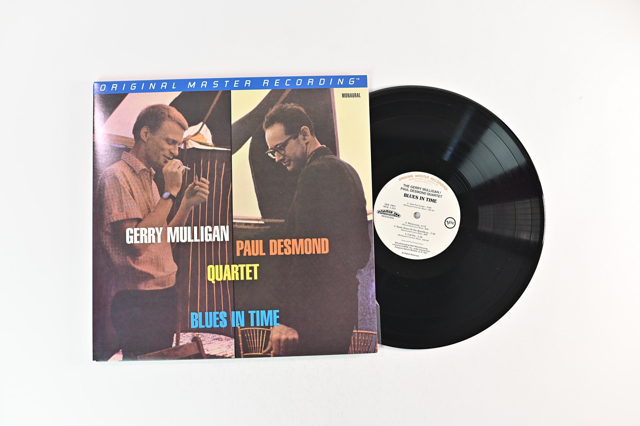 Gerry Mulligan - Paul Desmond Quartet - Blues In Time on Mobile Fidelity Sound Lab Ltd Numbered Reissue