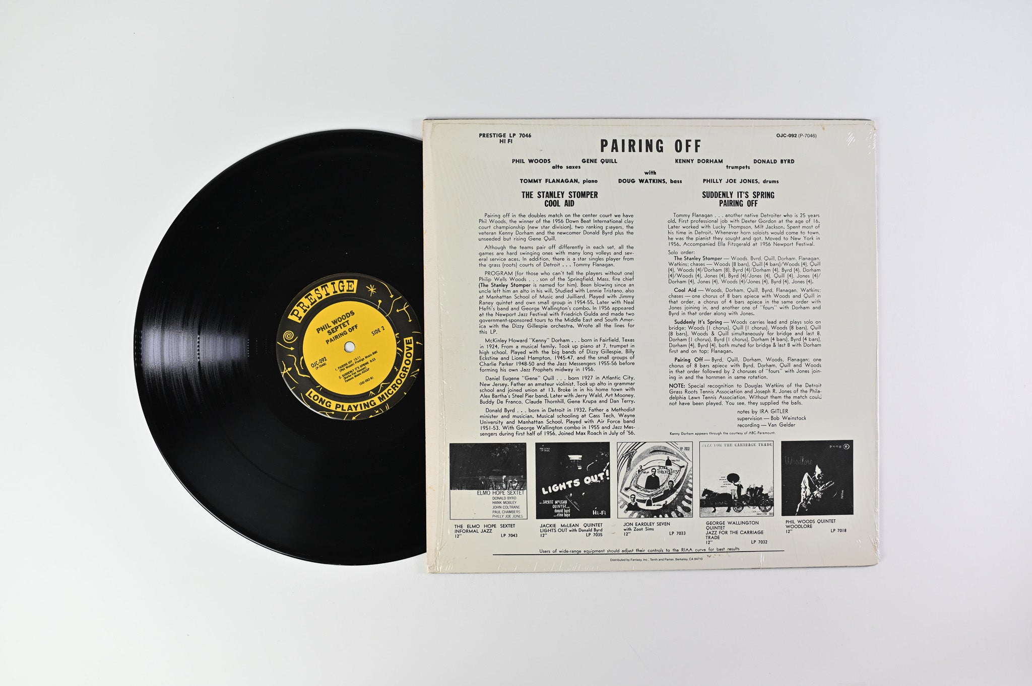 Phil Woods Septet - Pairing Off on Prestige OJC Reissue