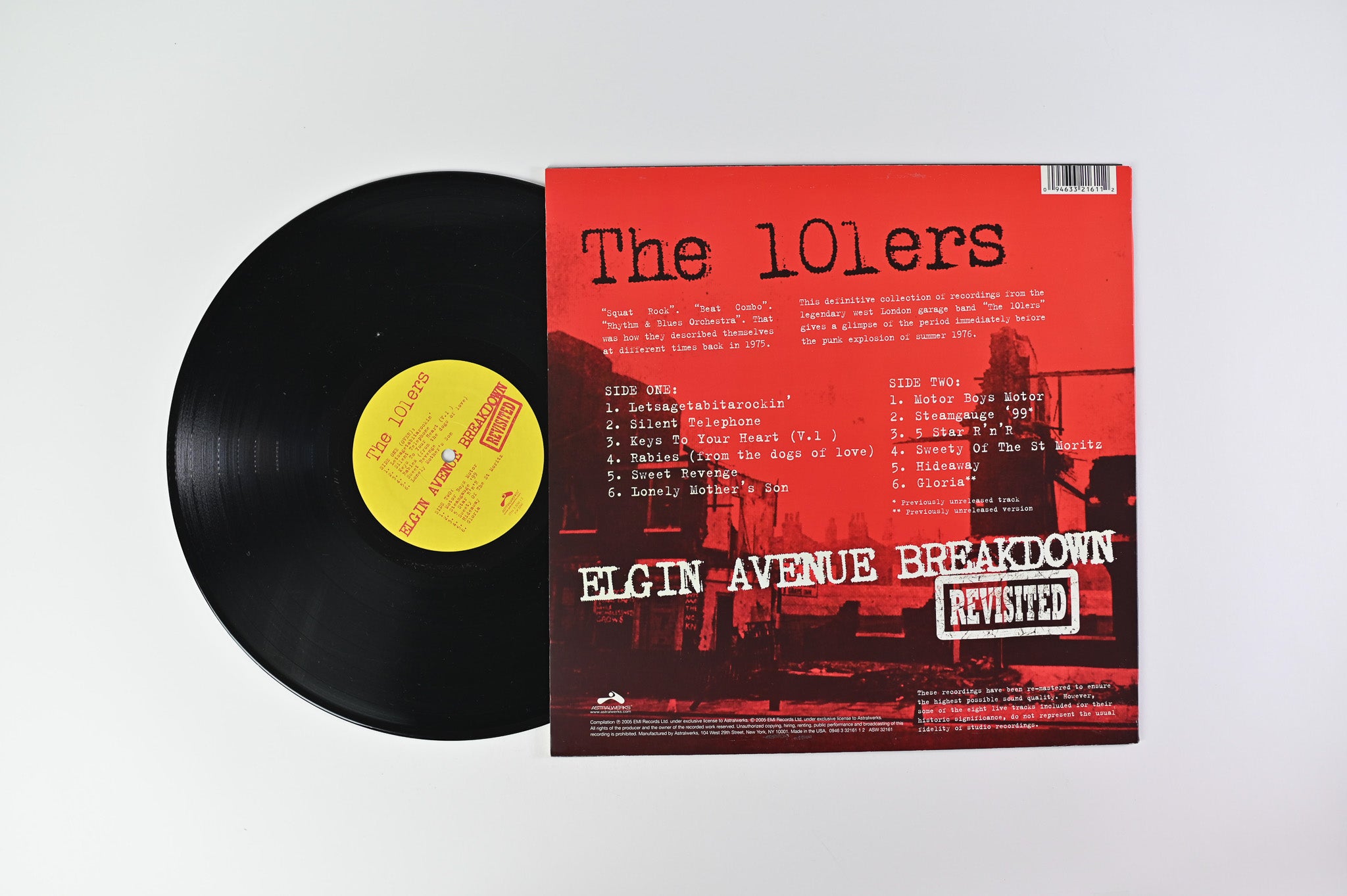 The 101'ers - Elgin Avenue Breakdown Revisited on Astralwerks