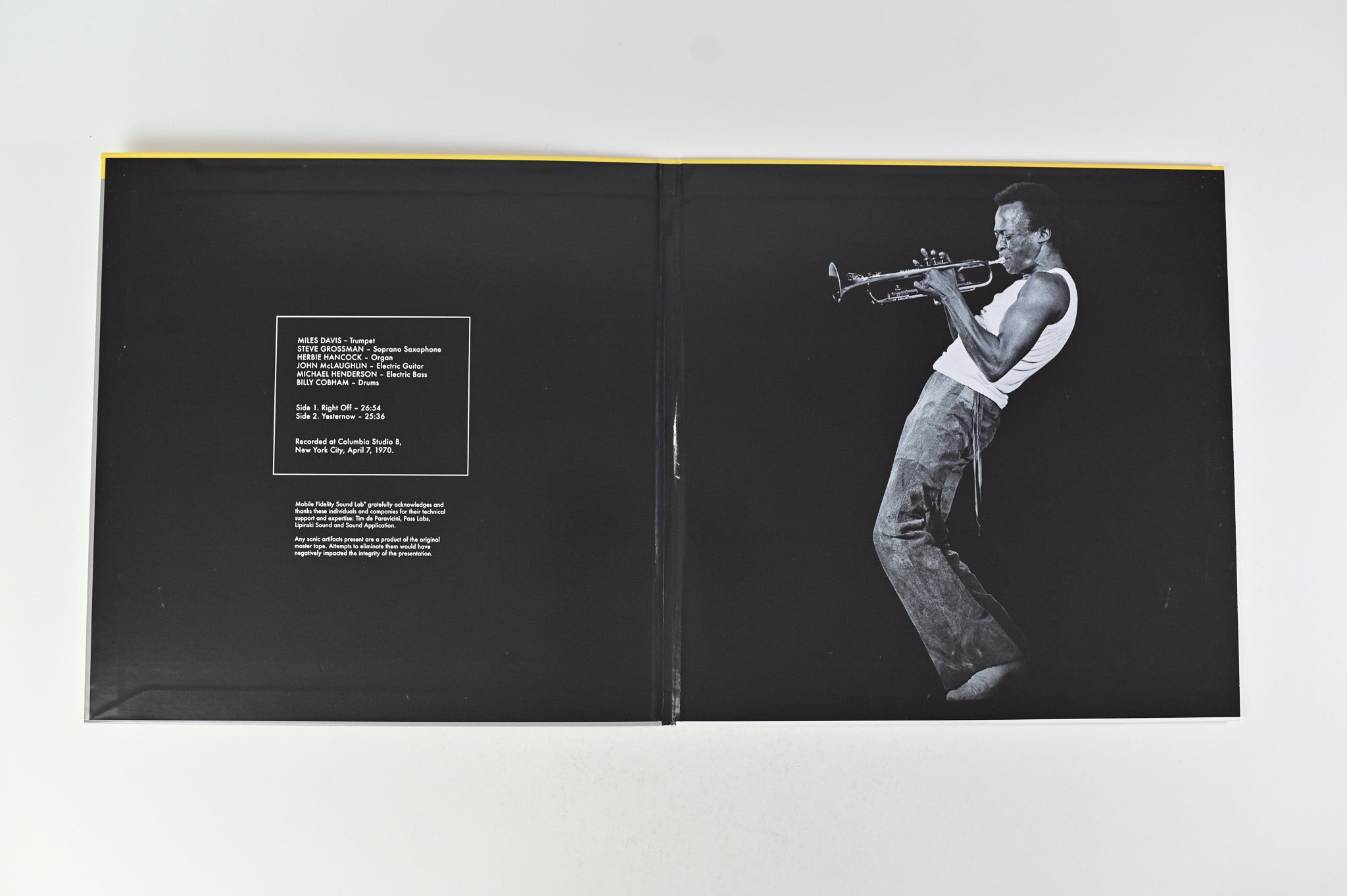 Miles Davis - Jack Johnson (Original Soundtrack Recording) on Mobile Fidelity Sound Lab MFSL Ltd Numbered SuperVinyl Reissue