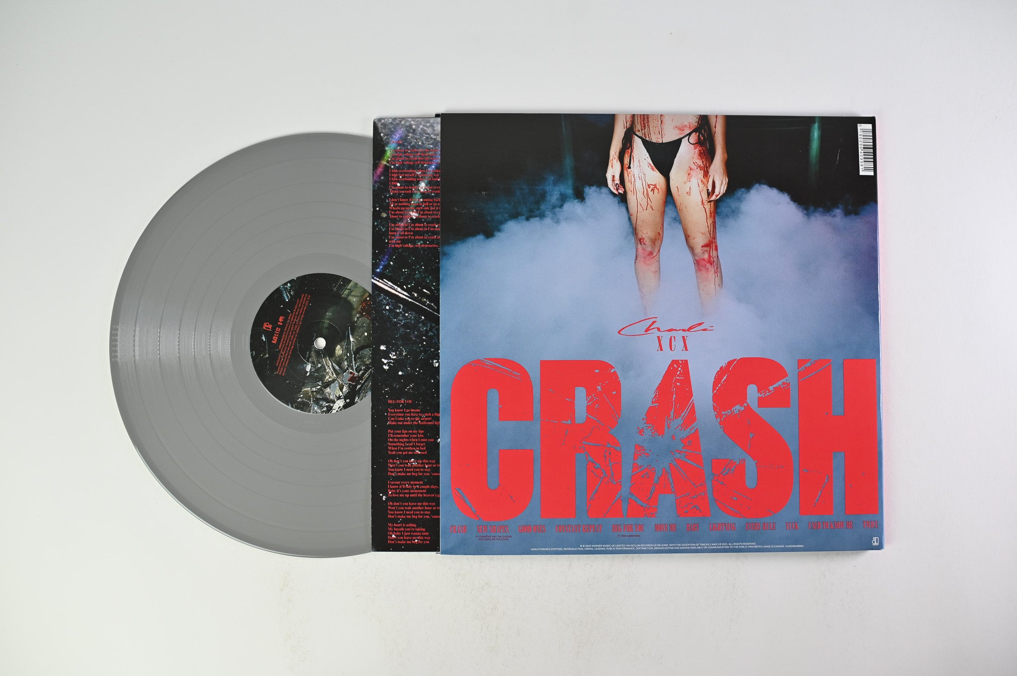 Charli XCX - Crash on Asylum Ltd Edition Grey Vinyl