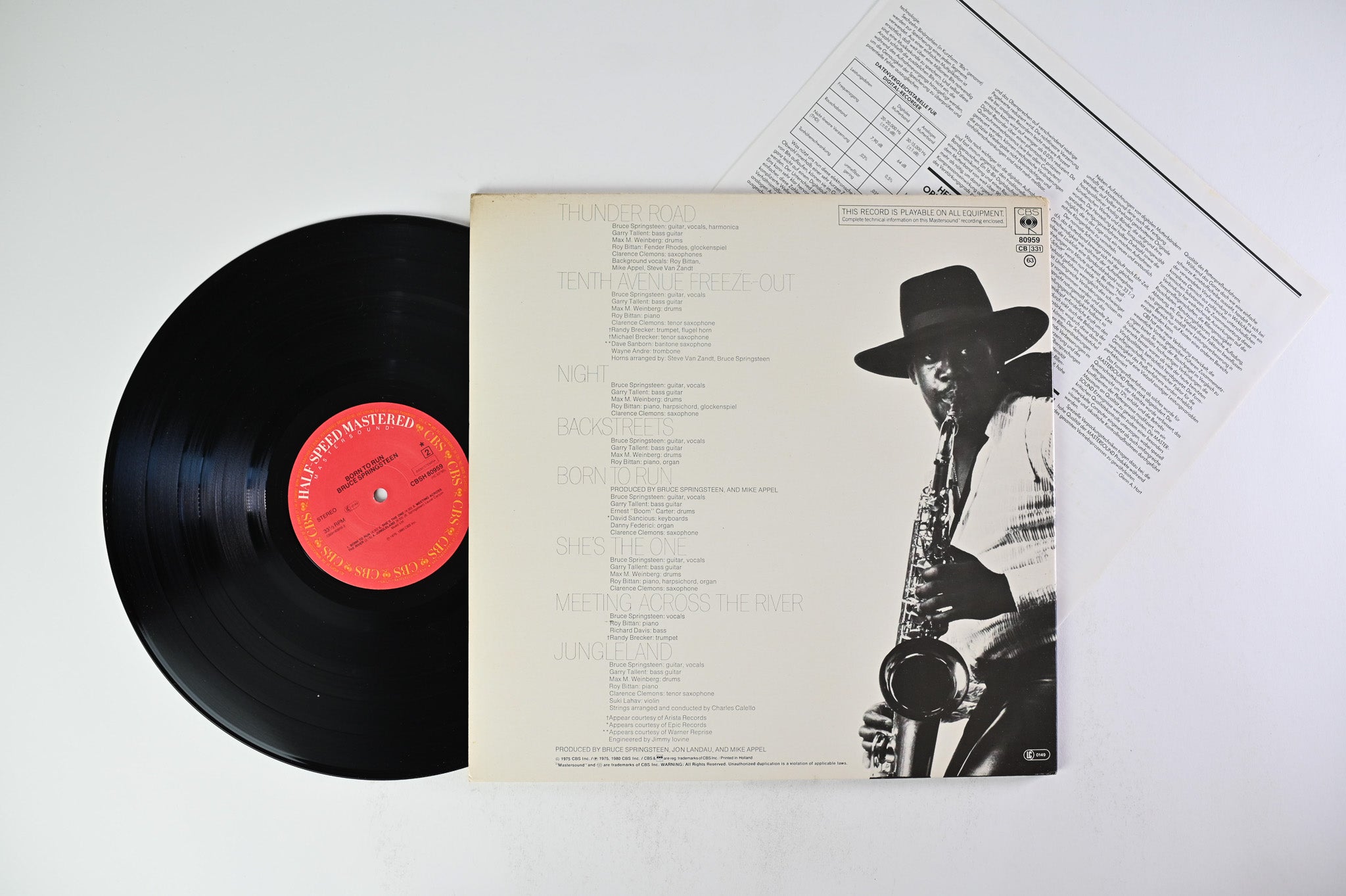 Bruce Springsteen - Born To Run on CBS Half Speed Mastered Reissue