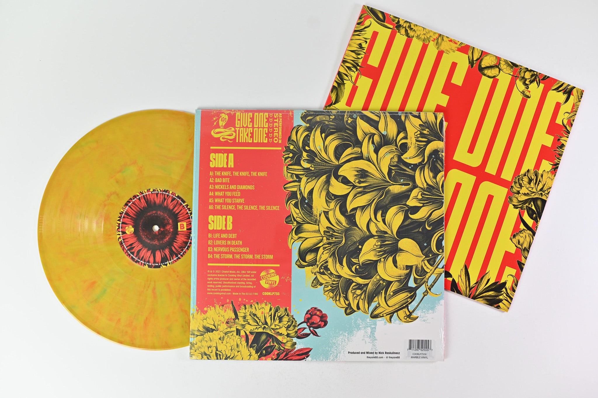 '68 - Give One Take One on Cooking Vinyl Yellow/Red Marble