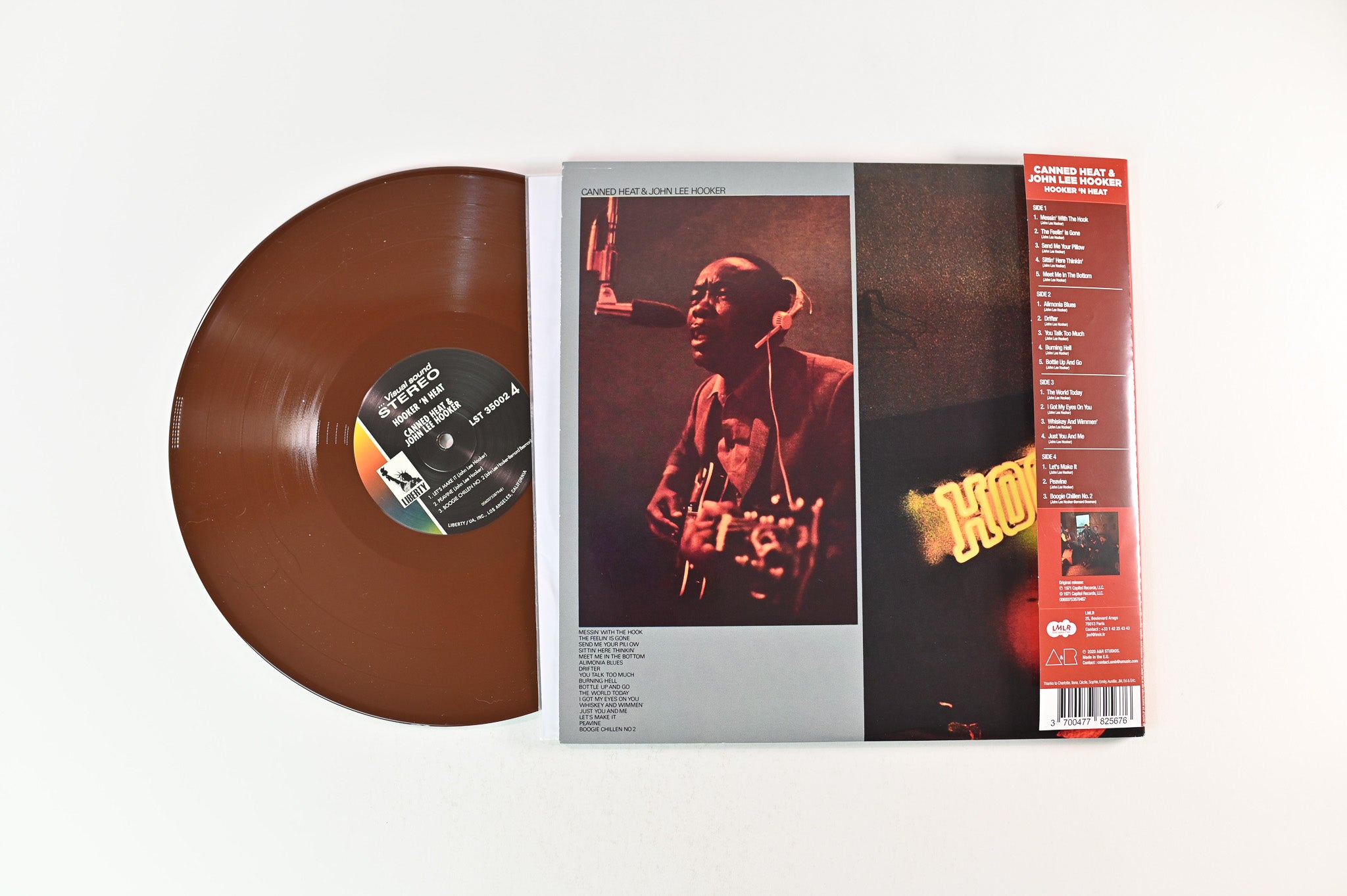 Canned Heat & John Lee Hooker - Hooker ’N Heat on Culture Factory Liberty RSD 2020 Ltd Yellow / Brown Reissue