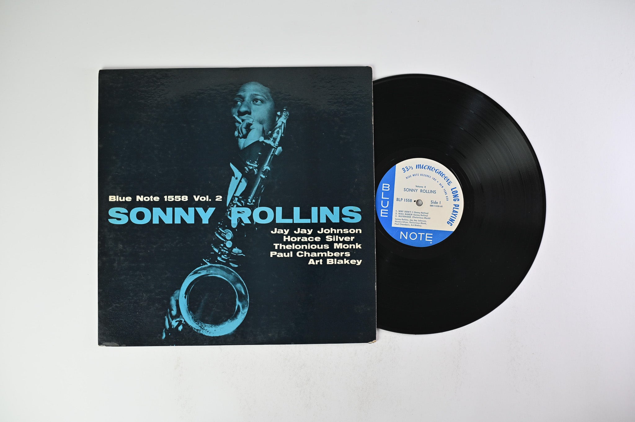 Sonny Rollins - Volume 2 on Blue Note Mono NY Deep Groove Side 2 Only