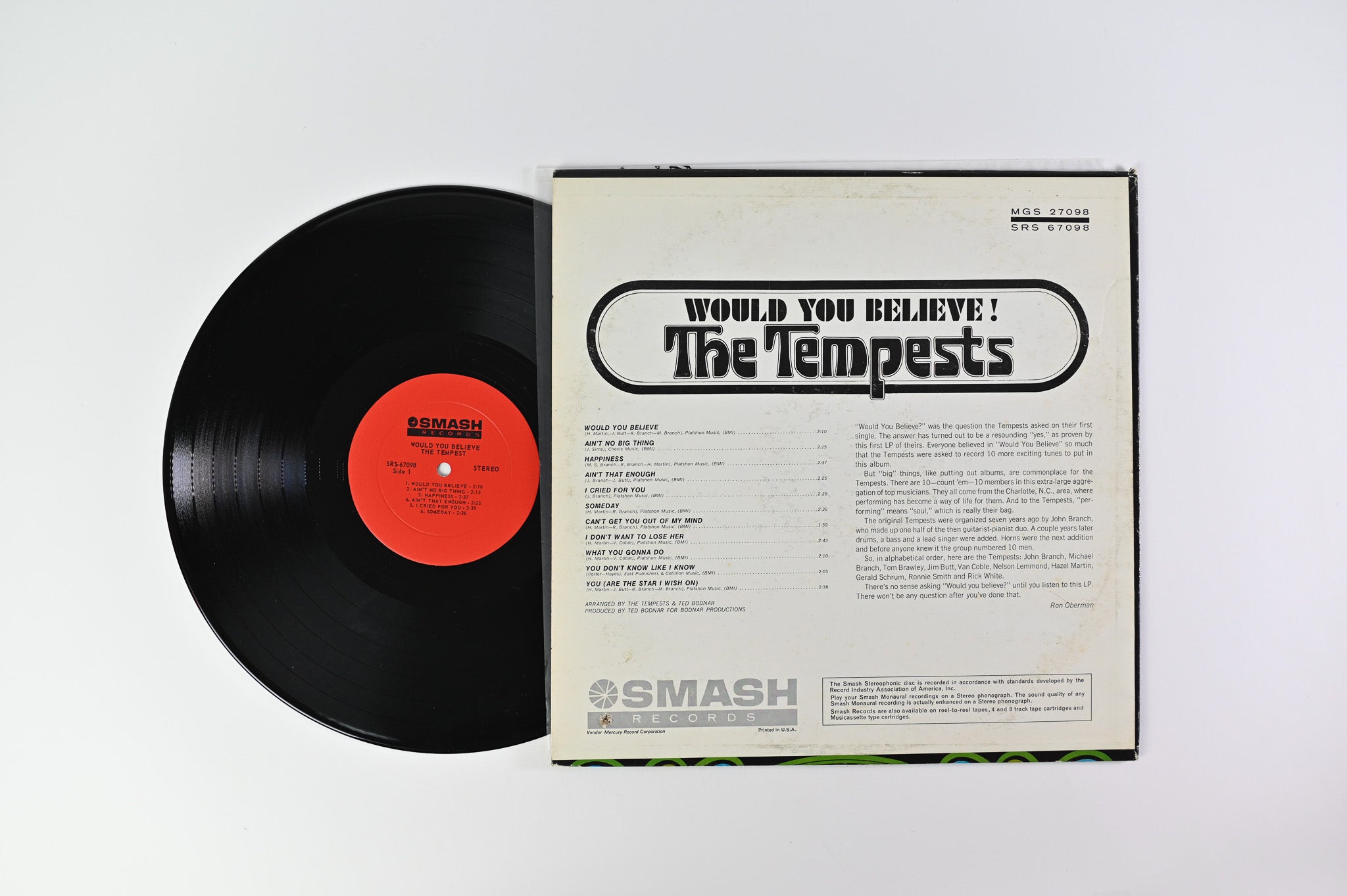 The Tempests - Would You Believe! on Smash Stereo