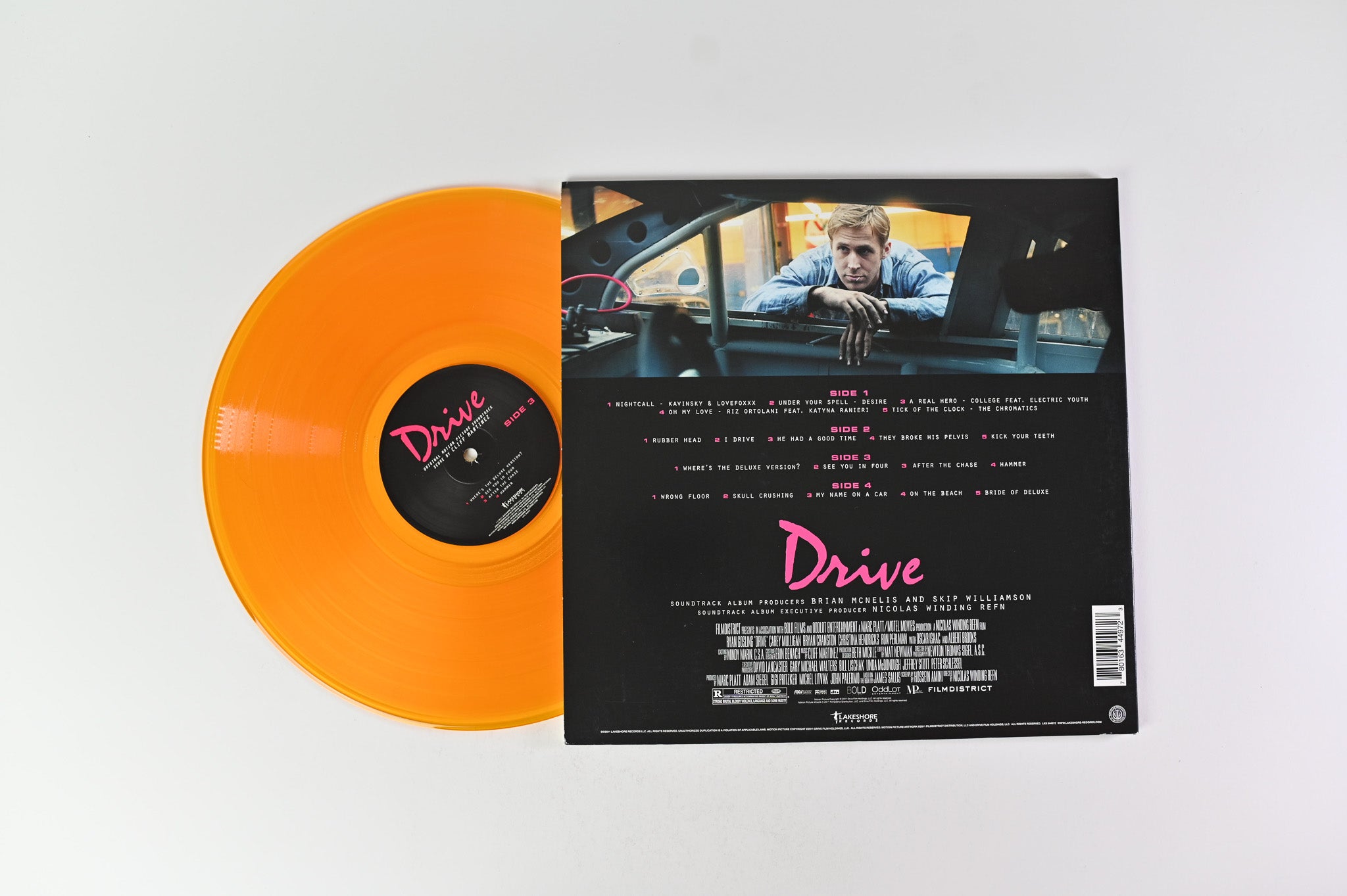 Cliff Martinez - Drive (Original Motion Picture Soundtrack) on Lakeshore Ltd Gold Transparent Reissue