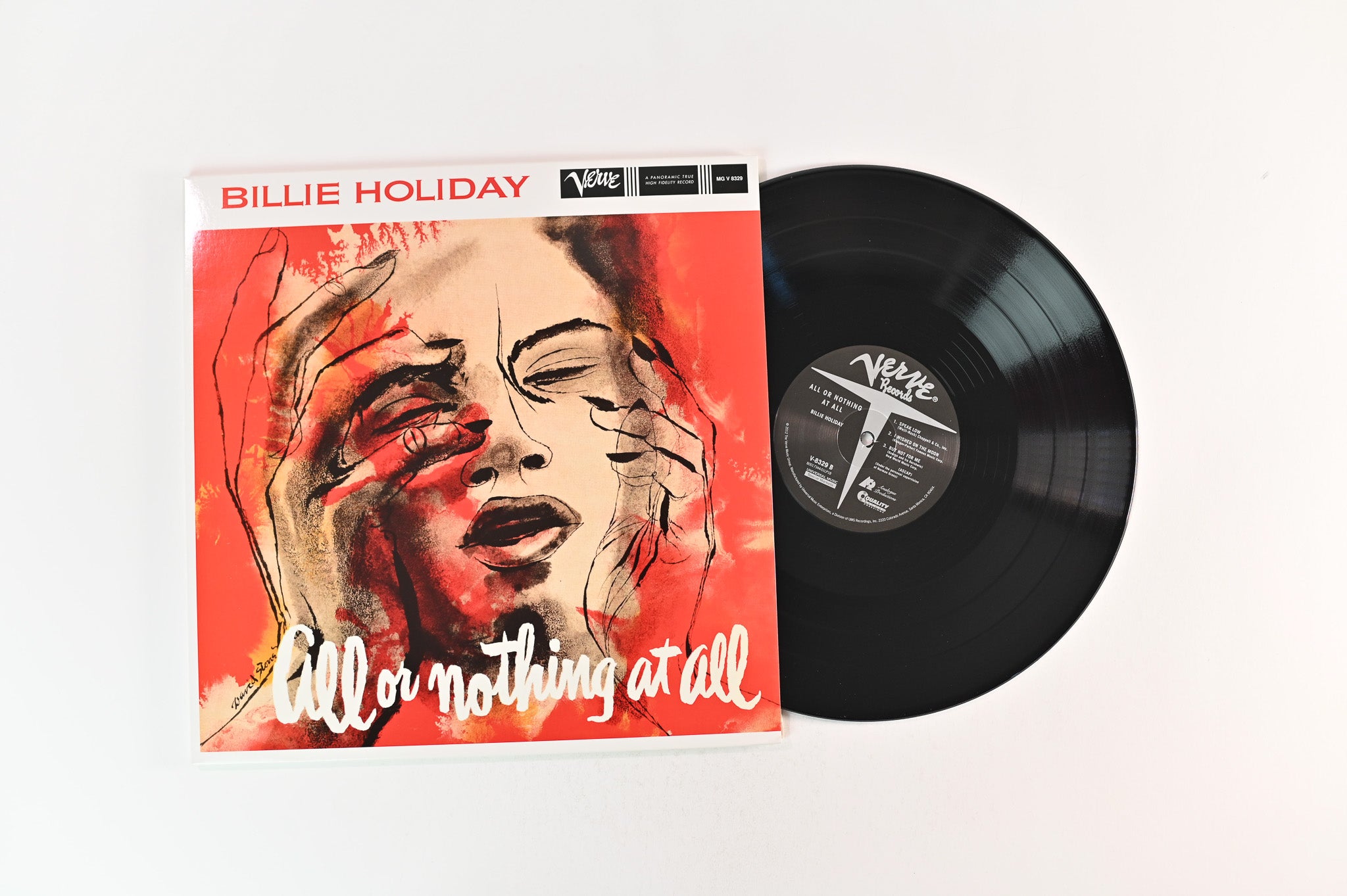 Billie Holiday - All Or Nothing At All on Verve Analogue Productions Ltd 45 RPM 200 Gram Reissue