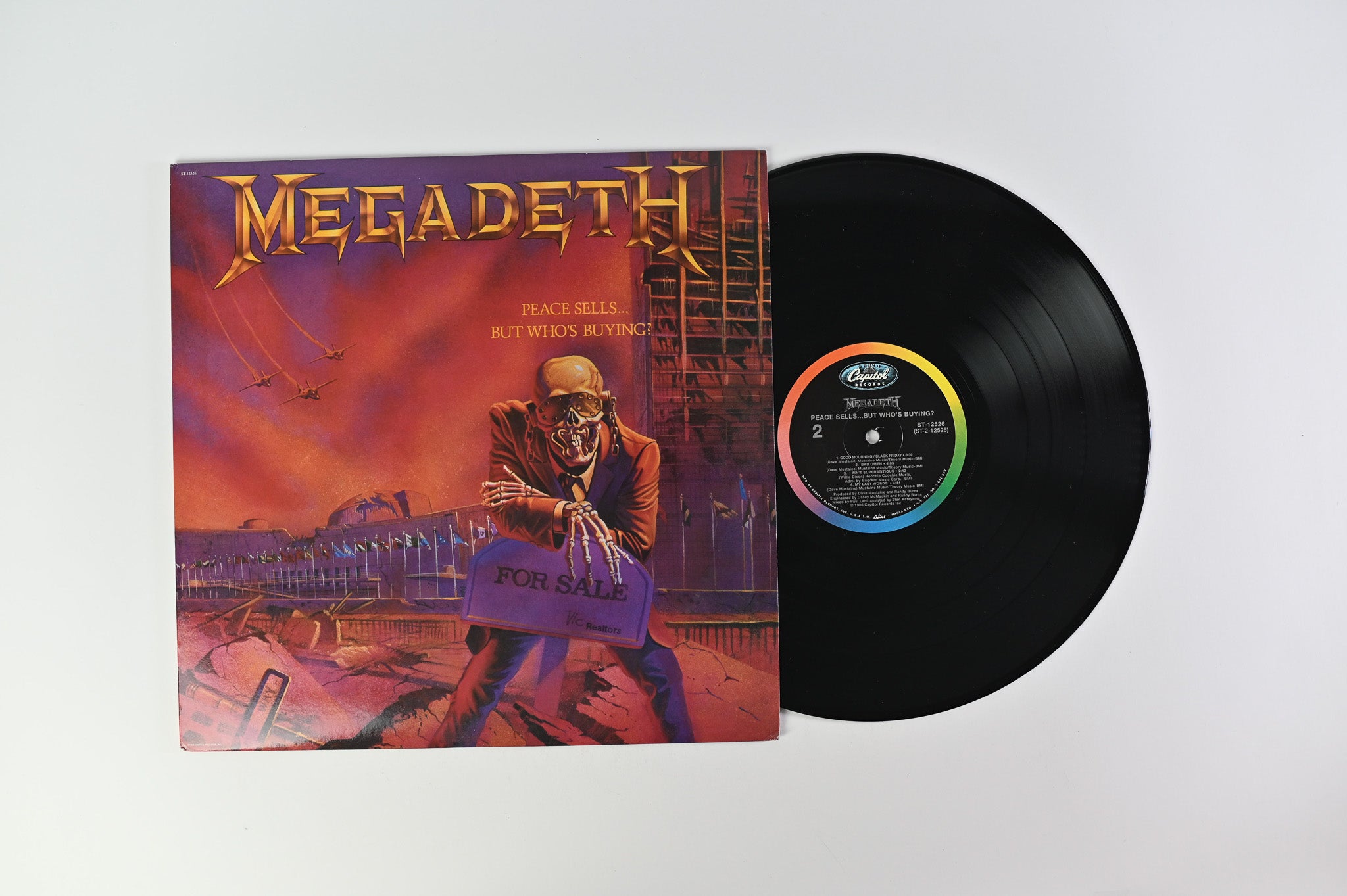 Megadeth - Peace Sells... But Who's Buying? on Capitol 180 Gram Reissue