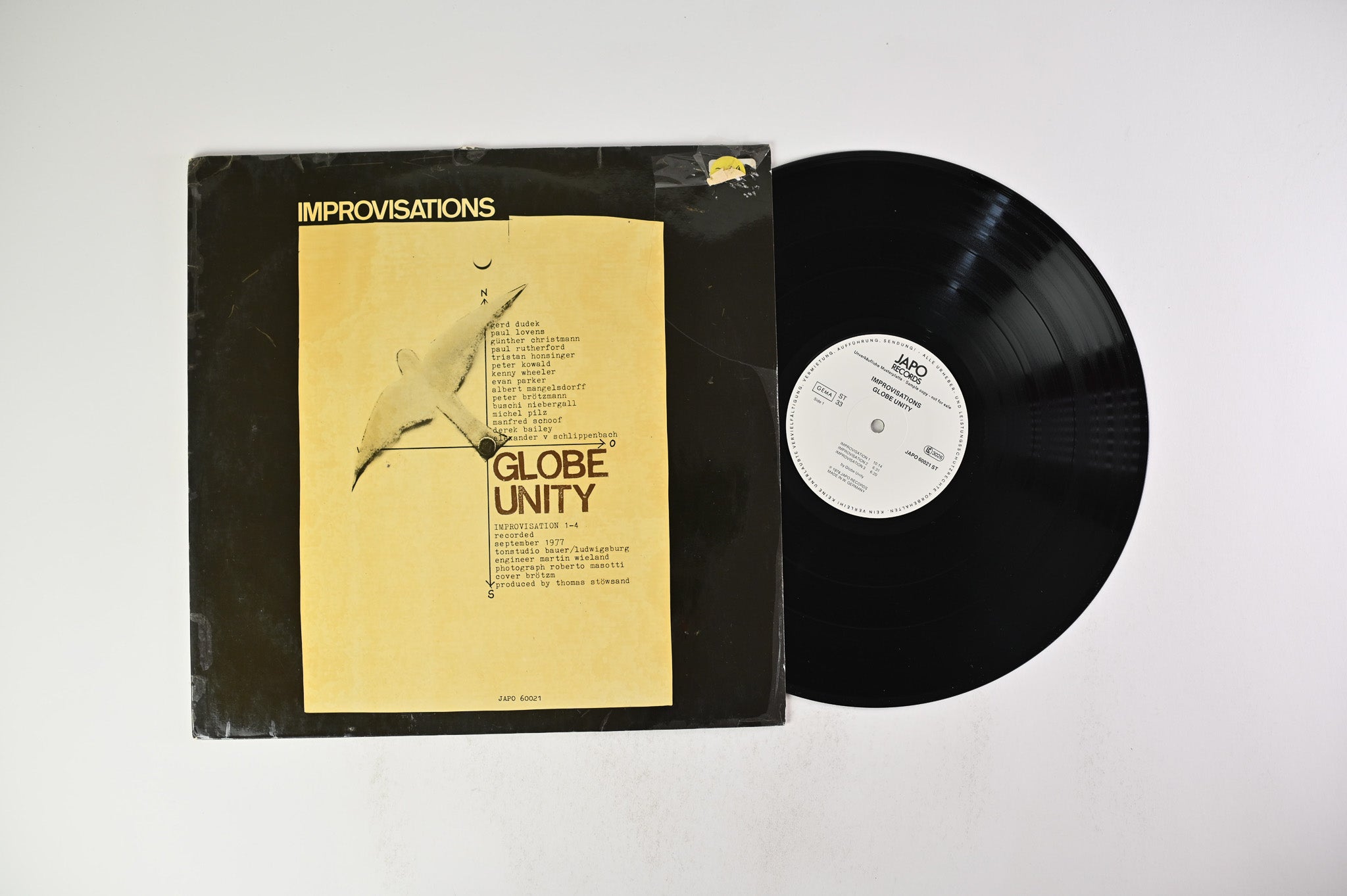 Globe Unity Orchestra - Improvisations on JAPO German Pressing