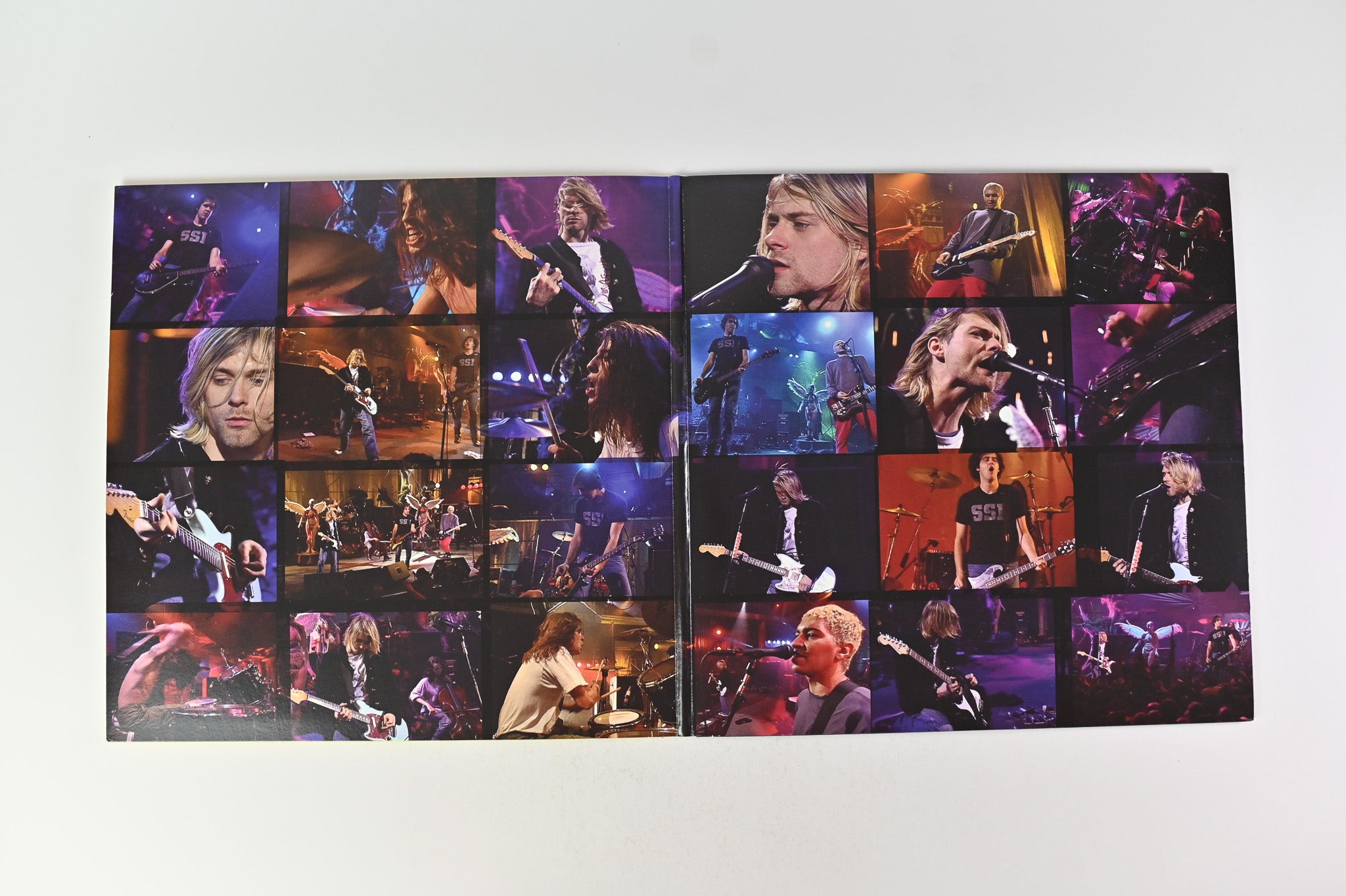 Nirvana - Live And Loud on DGC Ltd Clear/Red/Blue Split