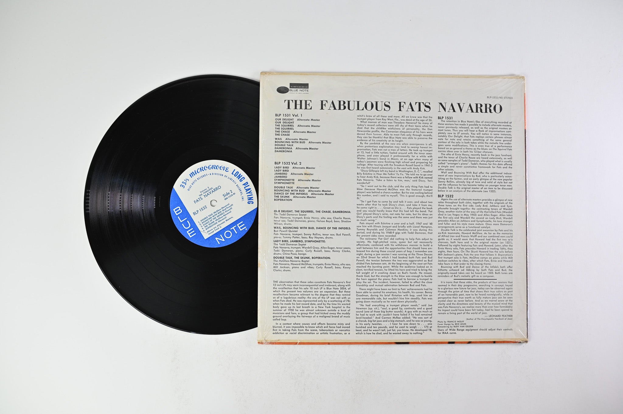 Fats Navarro - The Fabulous Fats Navarro Volume 2 on Blue Note Mono Liberty Reissue