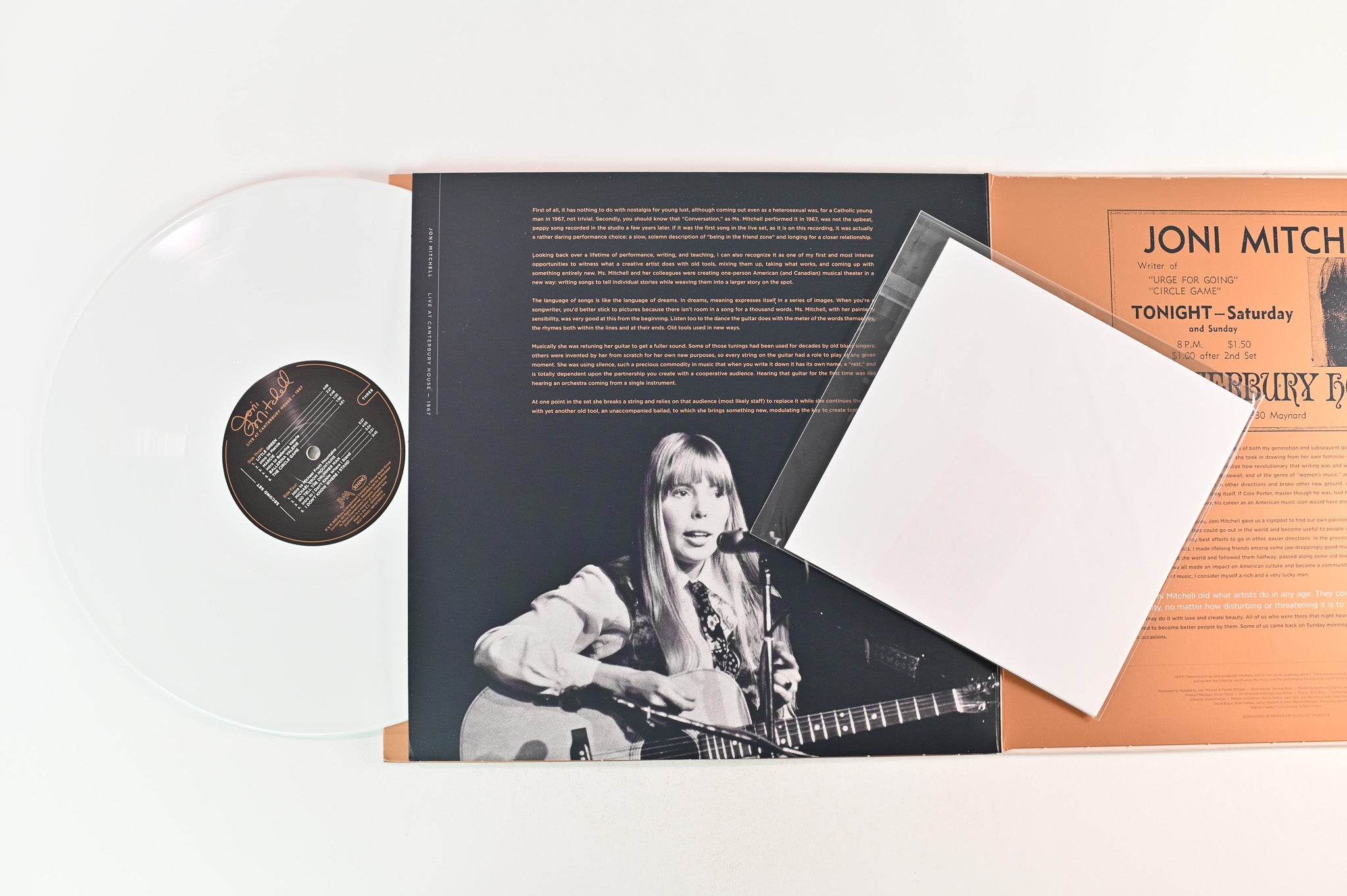 米3discs LP Joni Mitchell Live At Canterbury House - 1967 R1643343 Rhino Records /00920 Live at Canterbury House 1967 3LP 180g Black Vinyl | Rhino