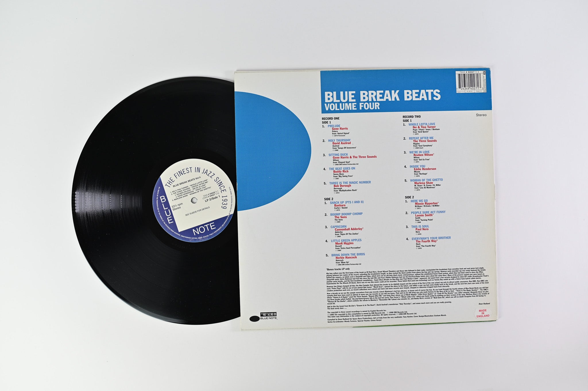Blue Break Beats Volume Four – 2 x Vinyl (LP, Compilation