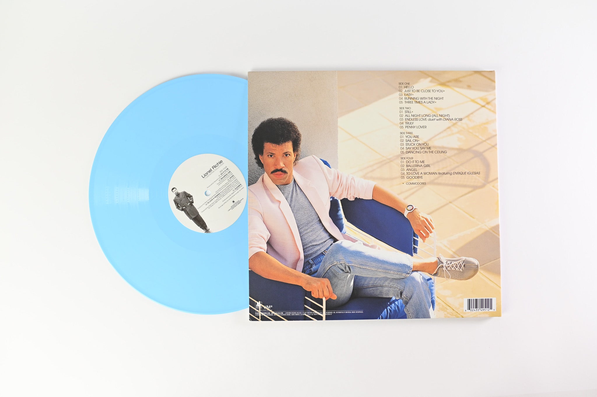Lionel Richie - The Definitive Collection Reissue on Motown Baby Blue Vinyl