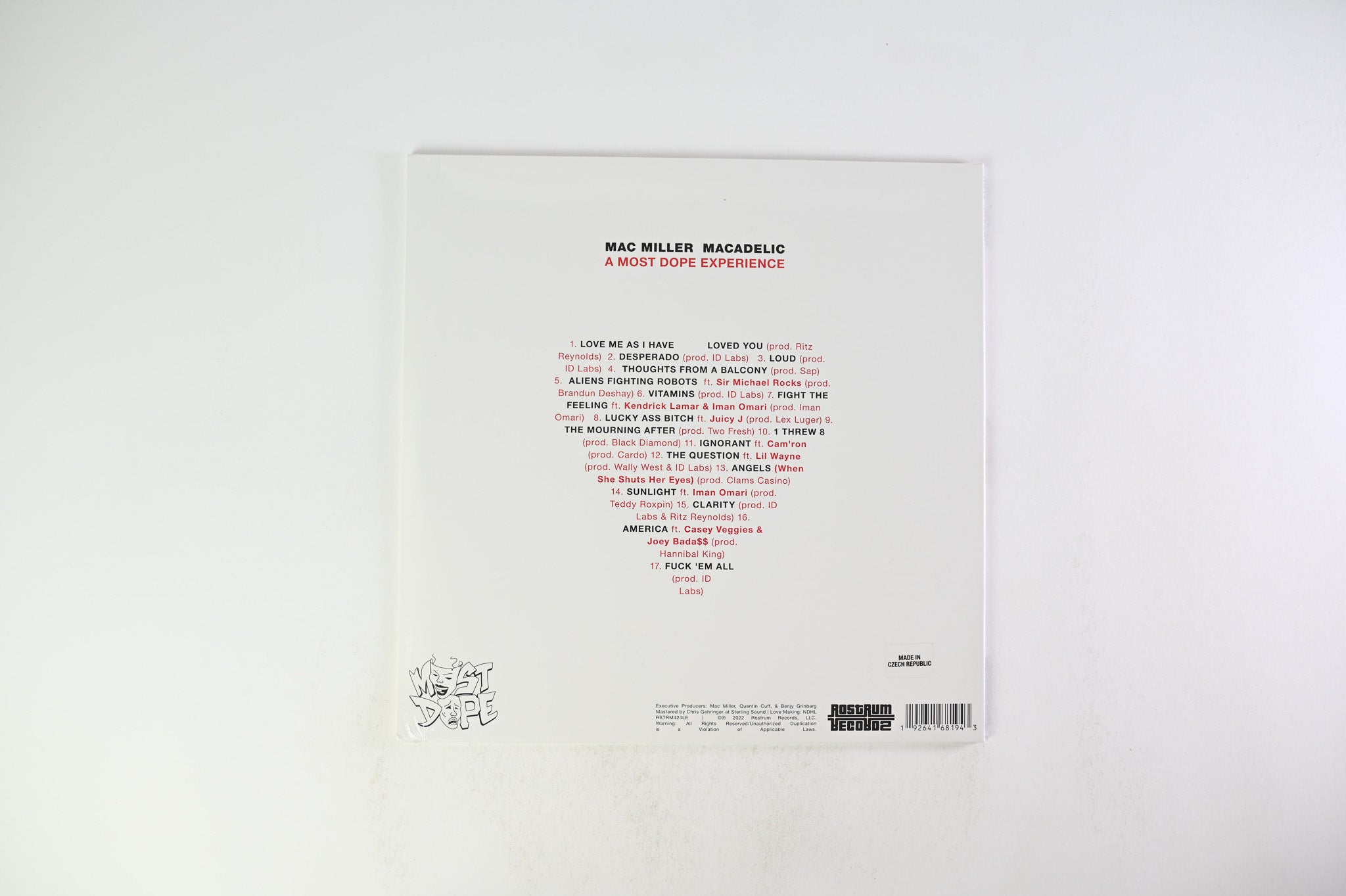 Mac Miller - Macadelic on Rostrum Sealed