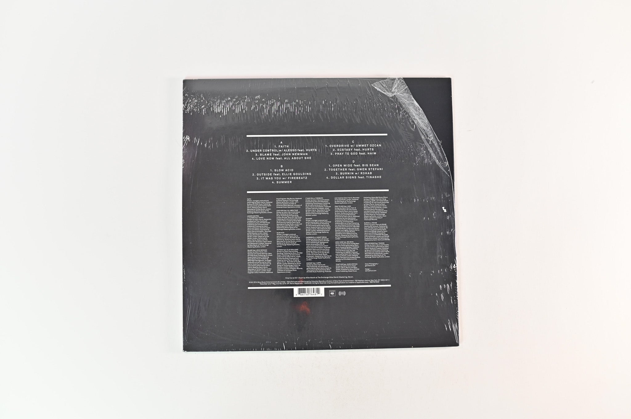 Calvin Harris - Motion on Columbia Sealed