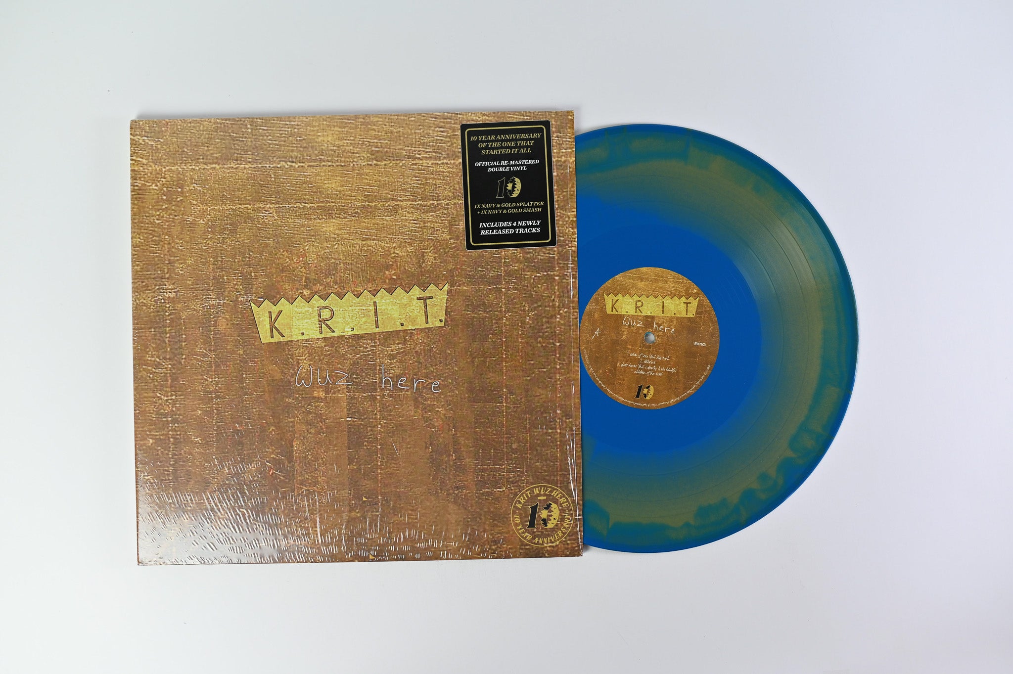 Big K.R.I.T. - K.R.I.T. Wuz Here on BMG Navy / Gold Reissue