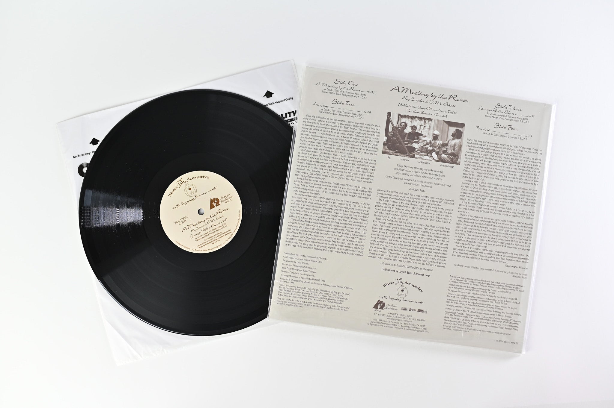 Ry Cooder - A Meeting By The River Reissue on Analogue Productions 45 RPM