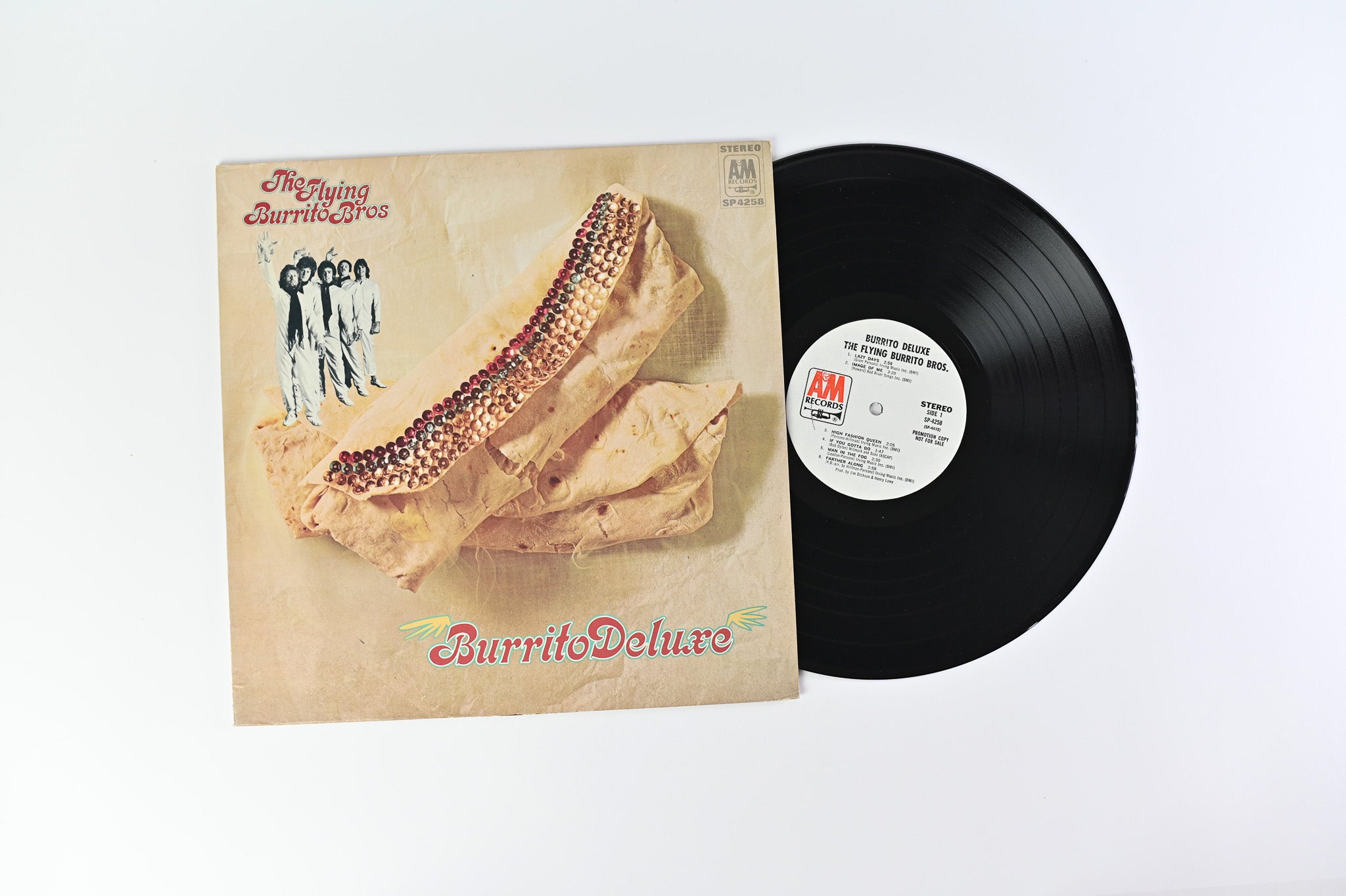 The Flying Burrito Bros - Burrito Deluxe on A&M Records Promo