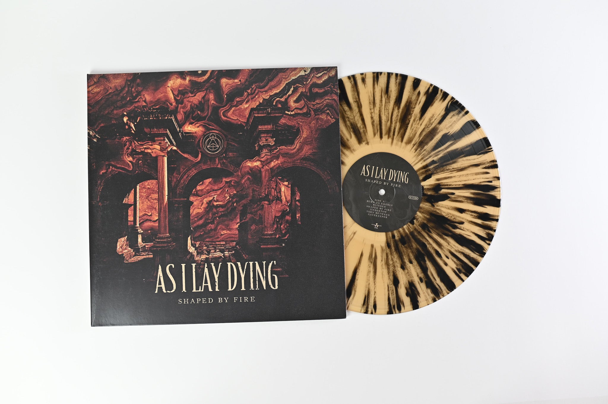 As I Lay Dying - Shaped By Fire on Nuclear Blast Beer w/Black Splatter