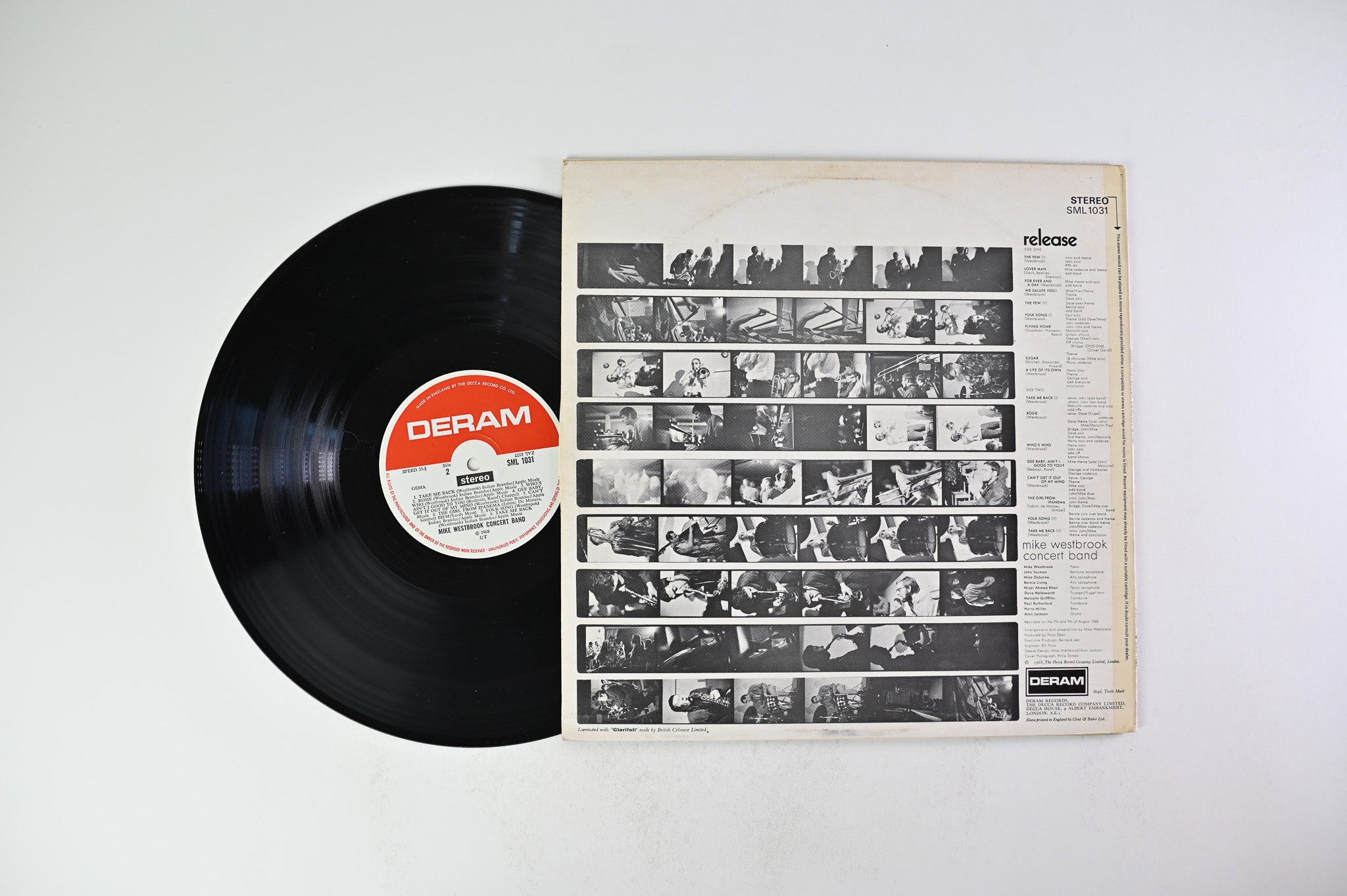 The Mike Westbrook Concert Band - Release on Deram Stereo UK Pressing