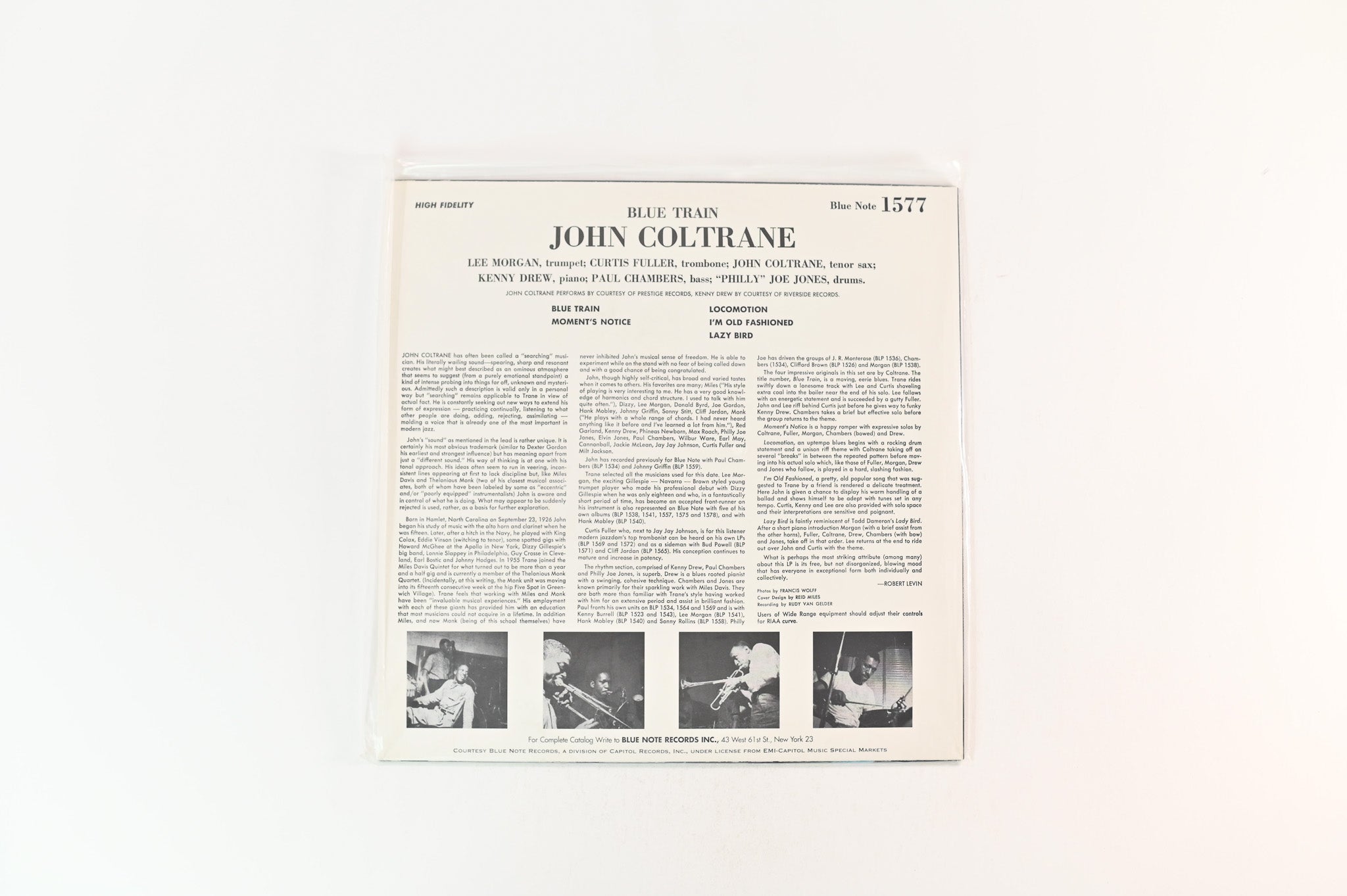John Coltrane - Blue Train on Blue Note Classic Records Reissue Sealed