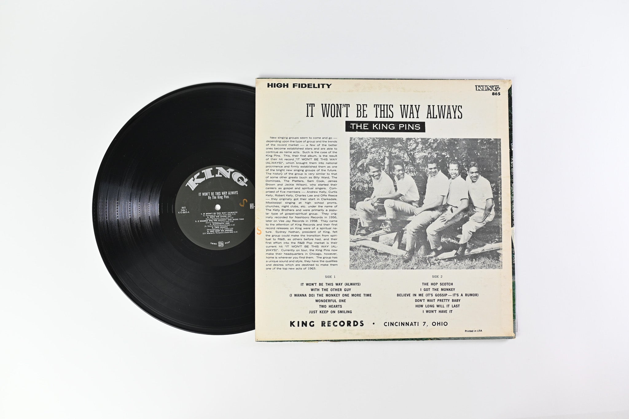 The King Pins - It Won't Be This Way Always on King Records Mono