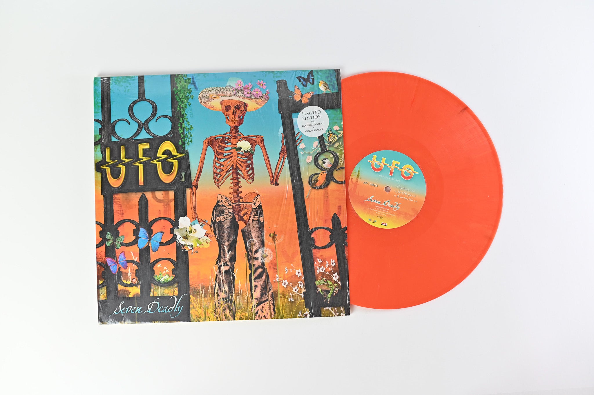 UFO - Seven Deadly on Steamhammer Orange Vinyl