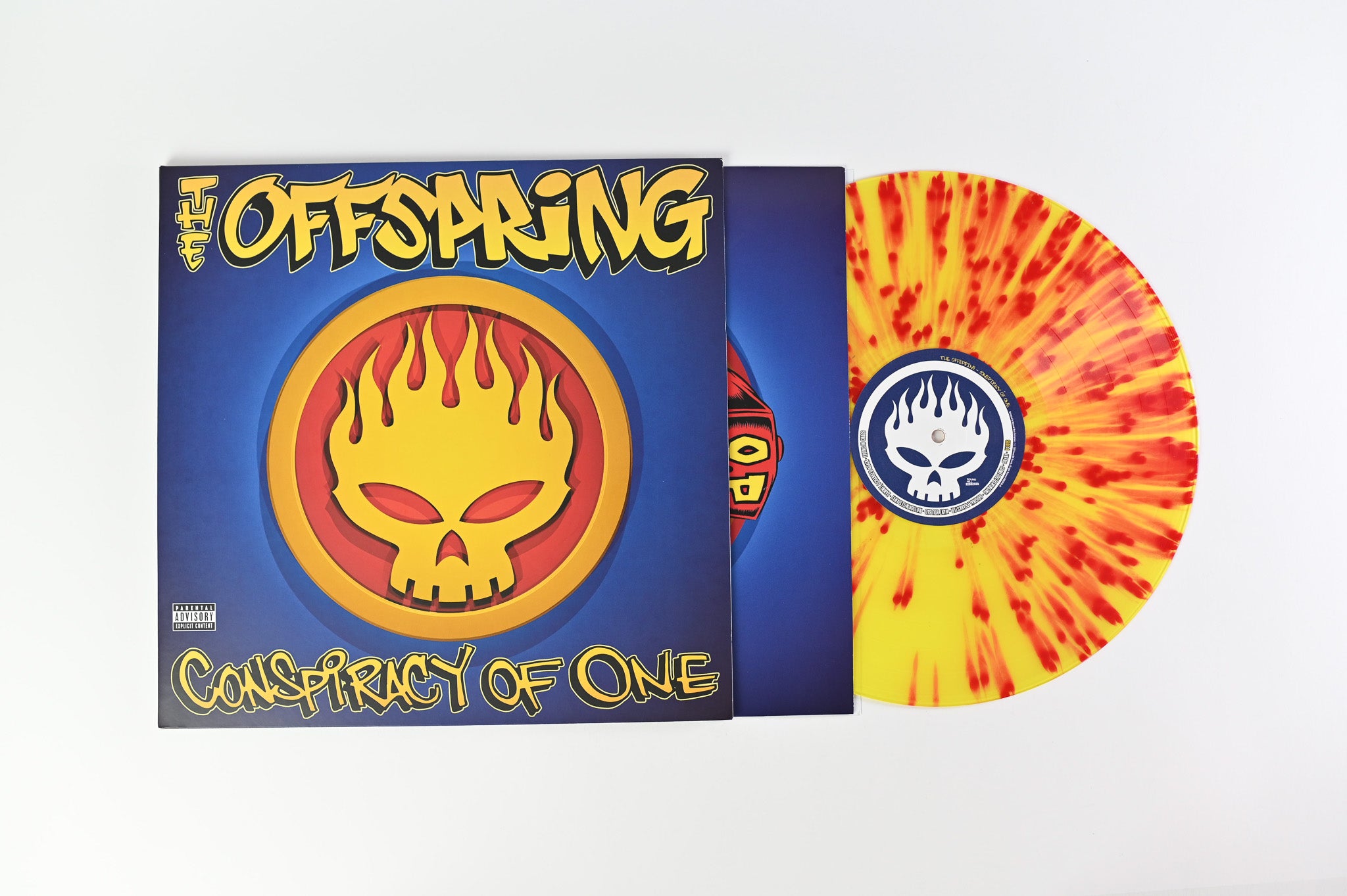 The Offspring - Conspiracy Of One Limited Reissue on Round Hill Records Yellow w/Red Splatter